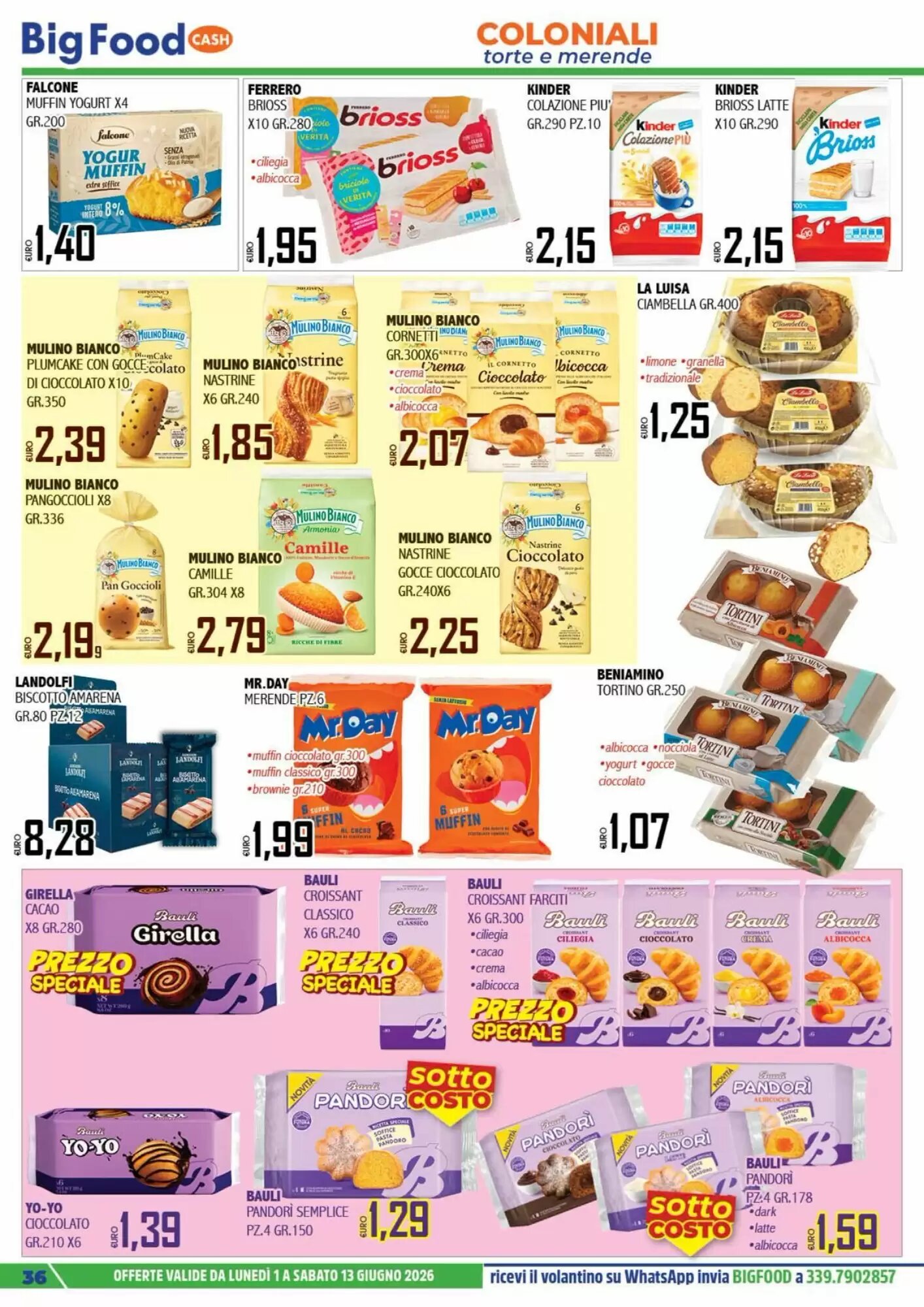 Volantino promozionale Big Food  valide dal 01/06/2026 - Pagina 36.