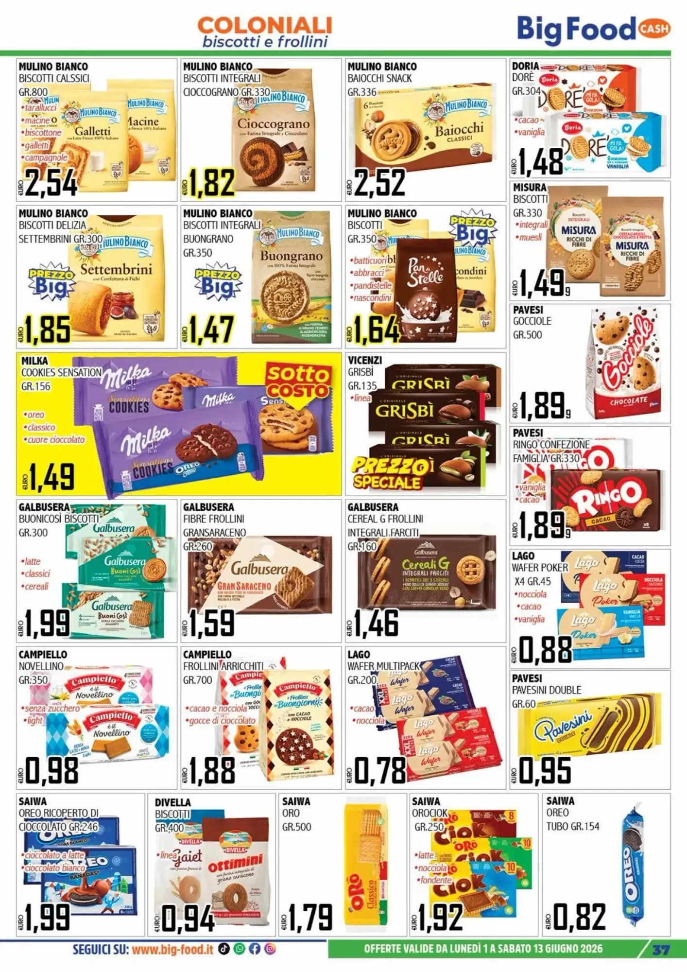 Volantino promozionale Big Food  valide dal 01/06/2026 - Pagina 37.