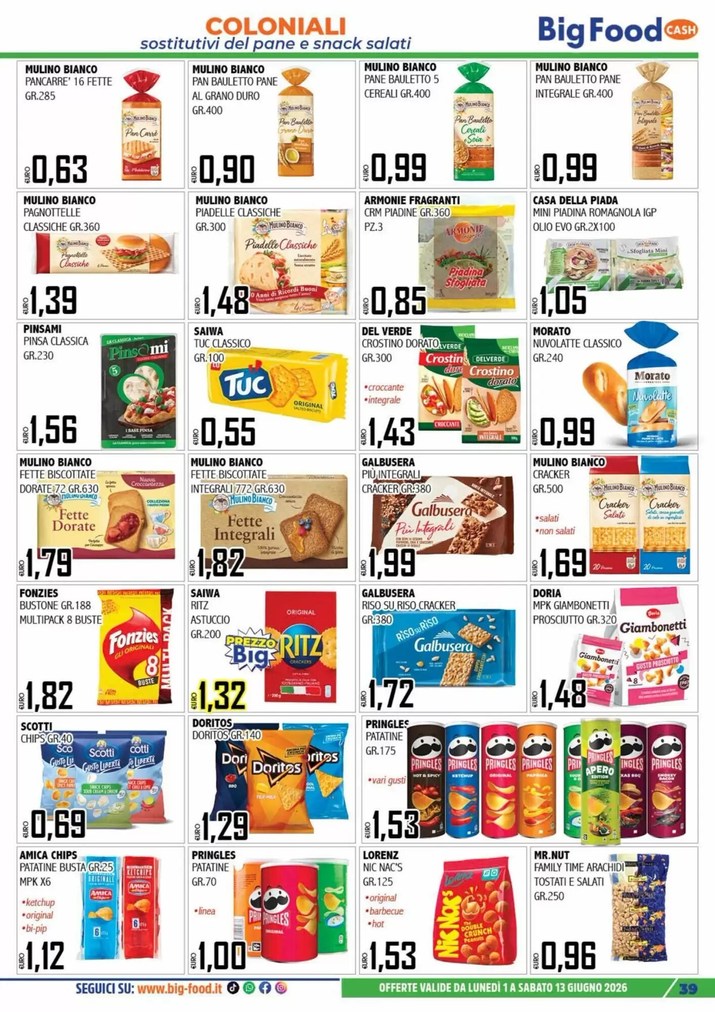 Volantino promozionale Big Food  valide dal 01/06/2026 - Pagina 39.