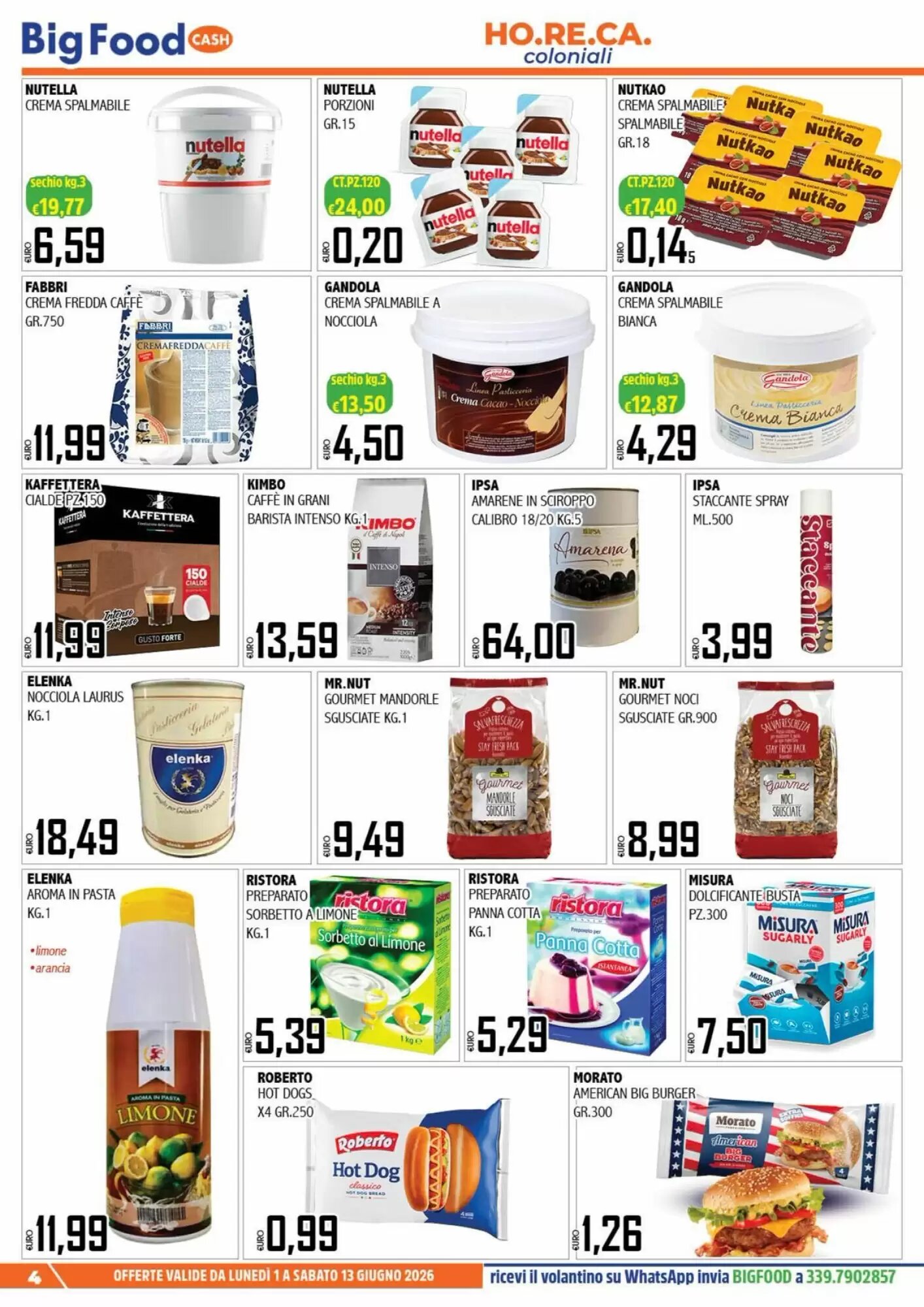Volantino promozionale Big Food  valide dal 01/06/2026 - Pagina 4.