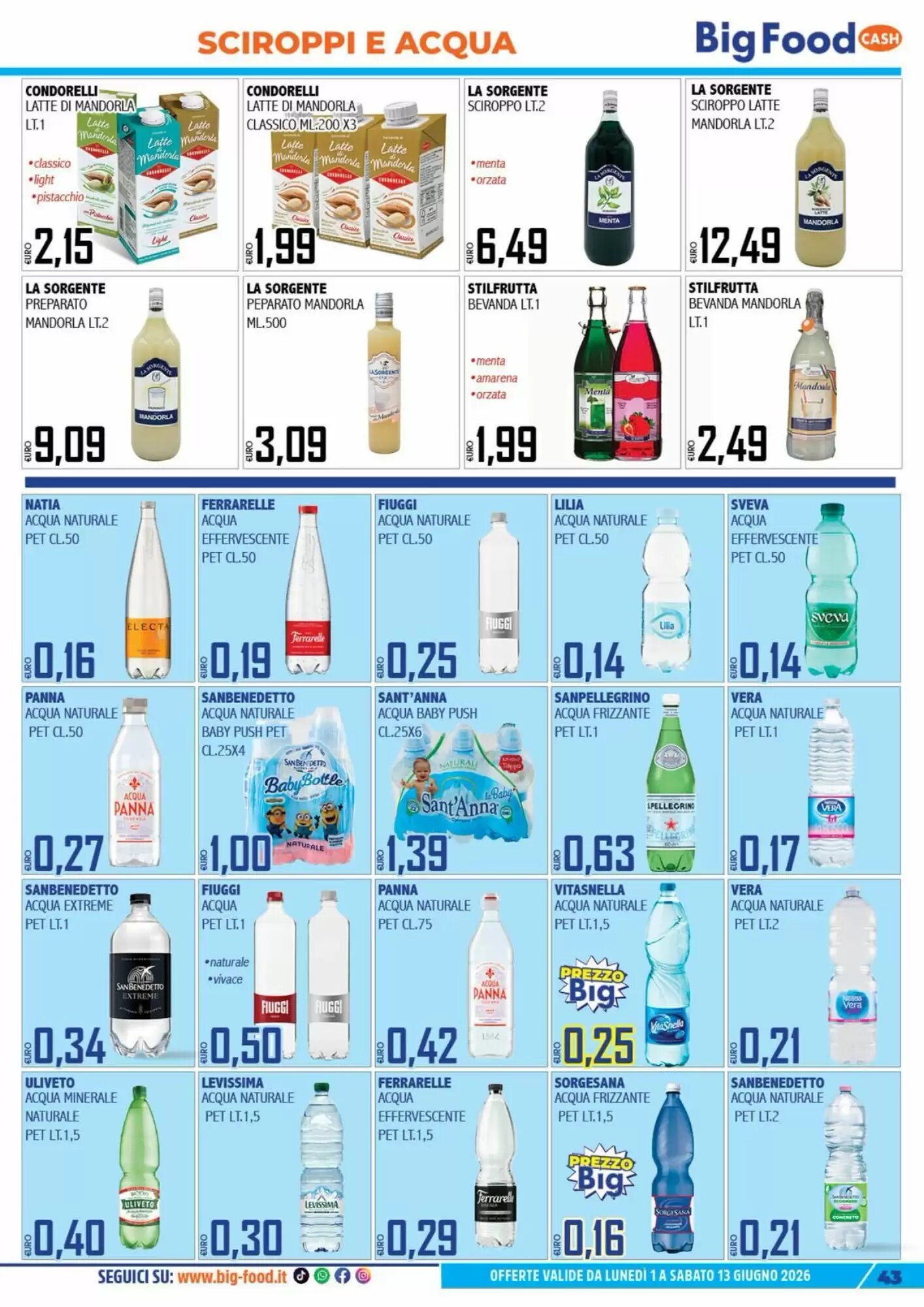 Volantino promozionale Big Food  valide dal 01/06/2026 - Pagina 43.