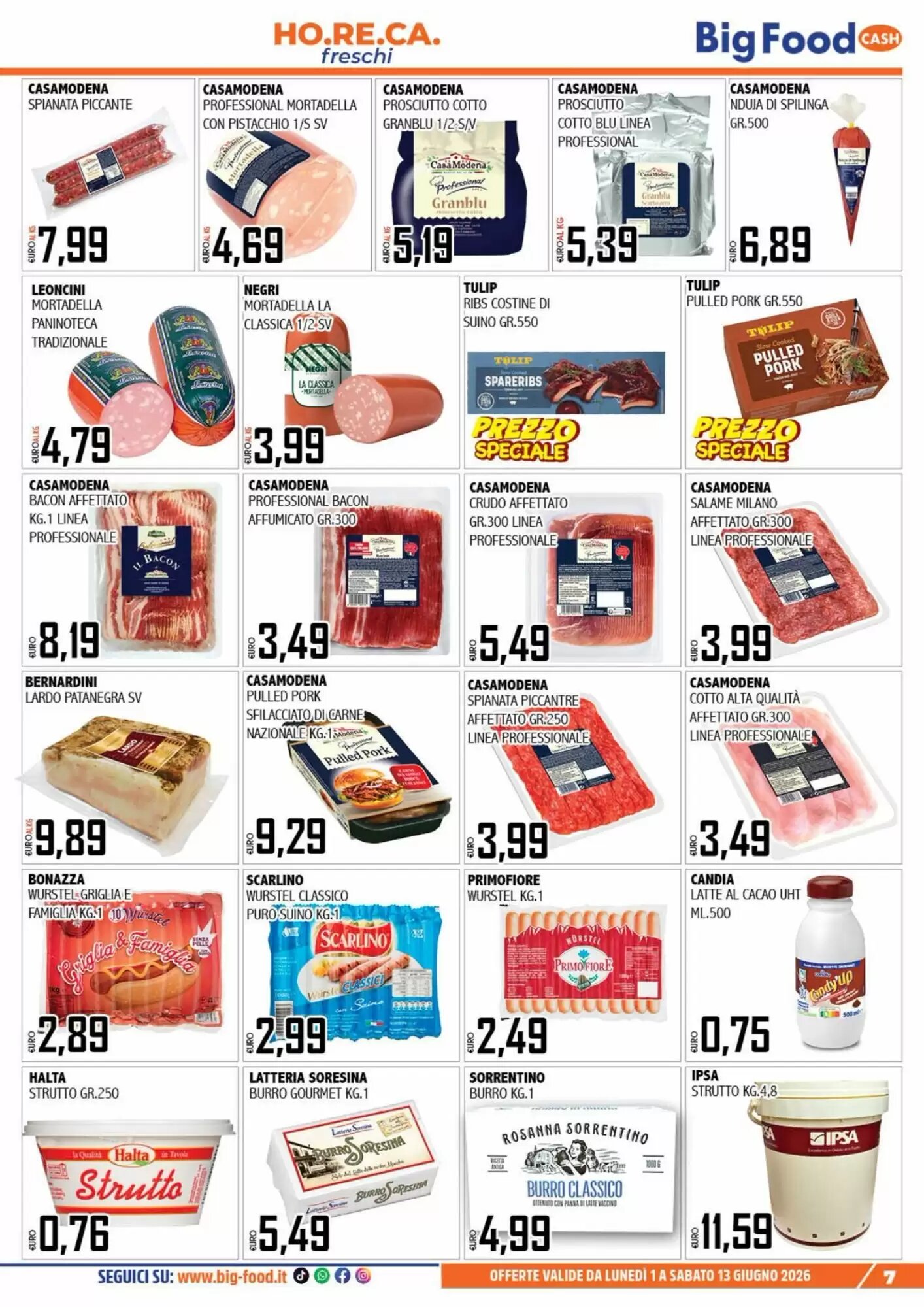 Volantino promozionale Big Food  valide dal 01/06/2026 - Pagina 7.