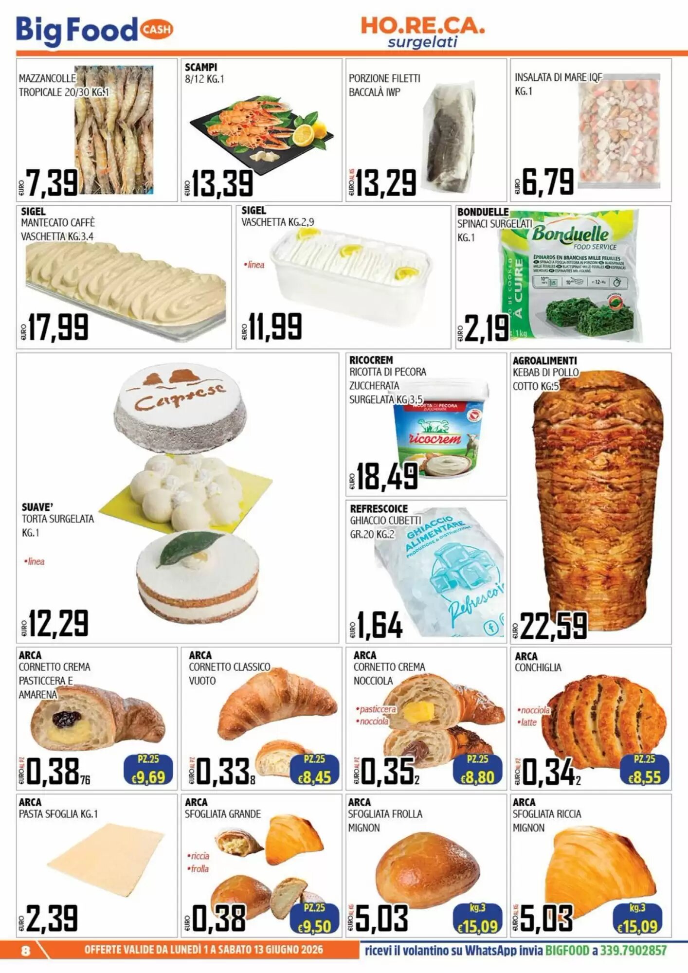 Volantino promozionale Big Food  valide dal 01/06/2026 - Pagina 8.