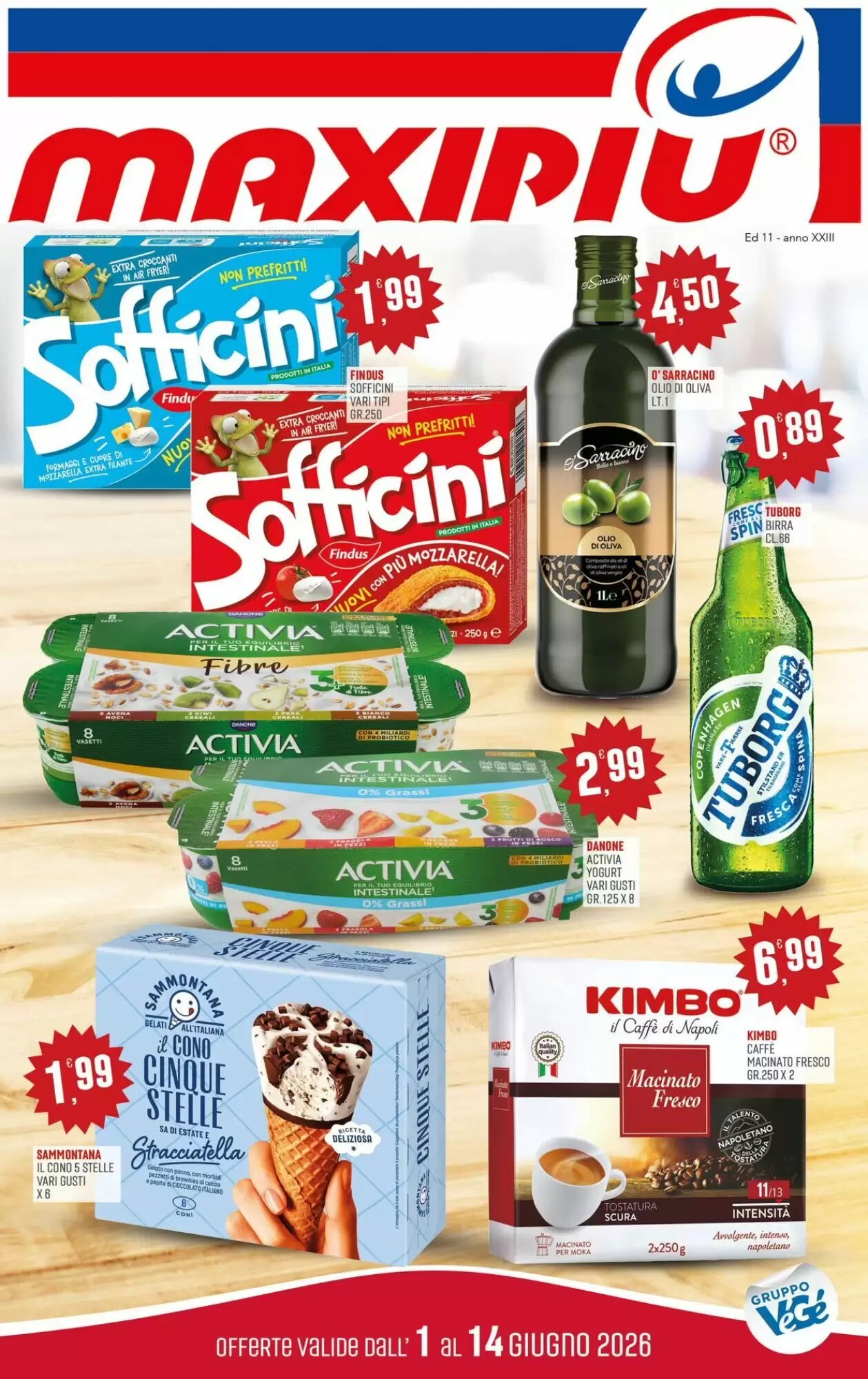 Volantino promozionale Maxipiù  valide dal 01/06/2026 - Pagina 1.