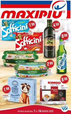 Volantino promozionale Maxipiù valide dal 01/06/2026