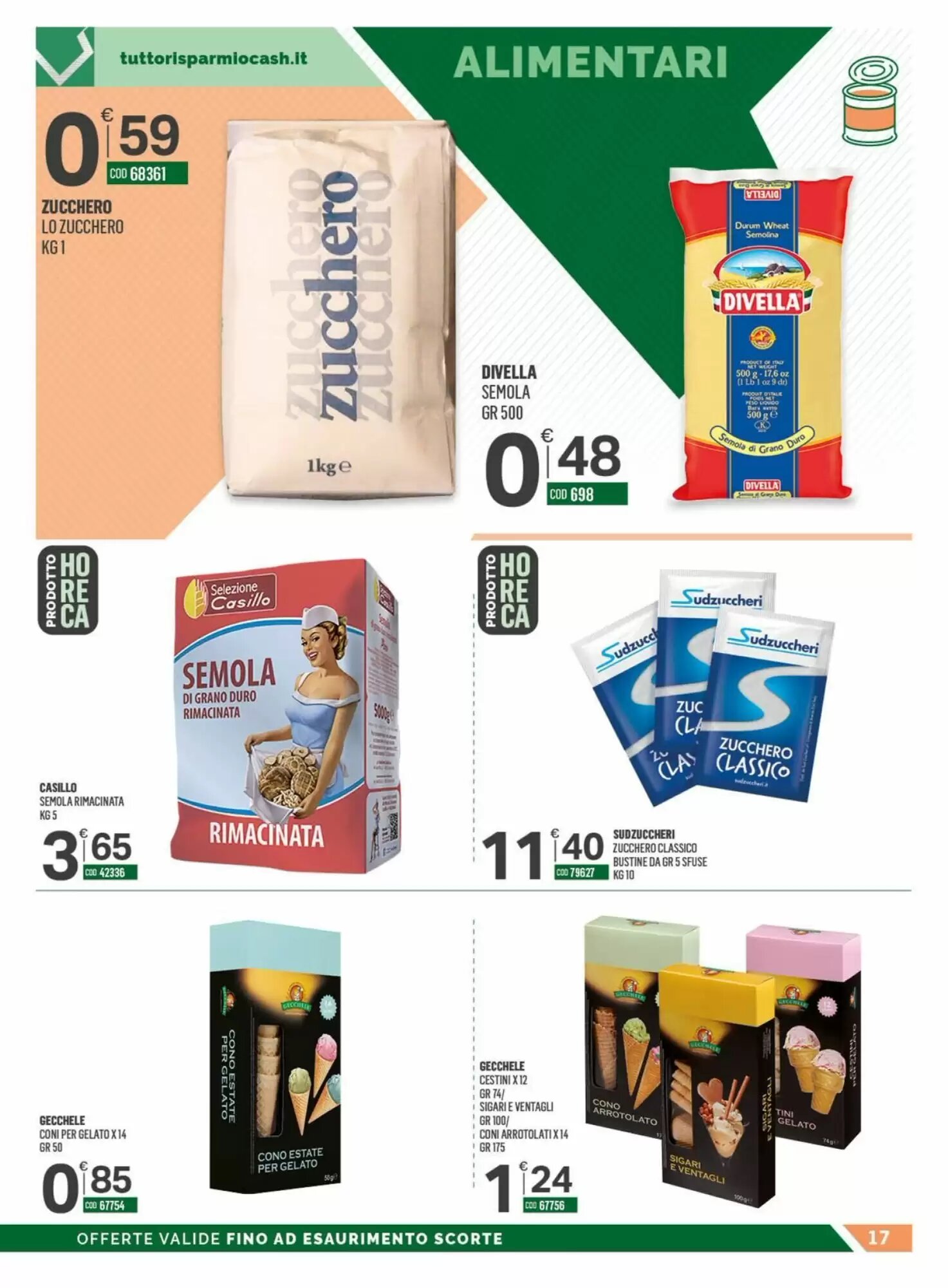 Volantino promozionale Tutto Risparmio Cash&Carry  valide dal 01/06/2026 - Pagina 17.