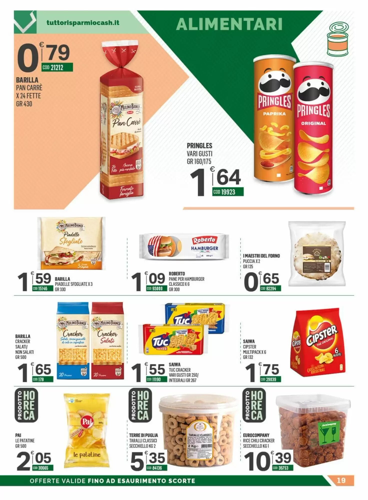 Volantino promozionale Tutto Risparmio Cash&Carry  valide dal 01/06/2026 - Pagina 19.