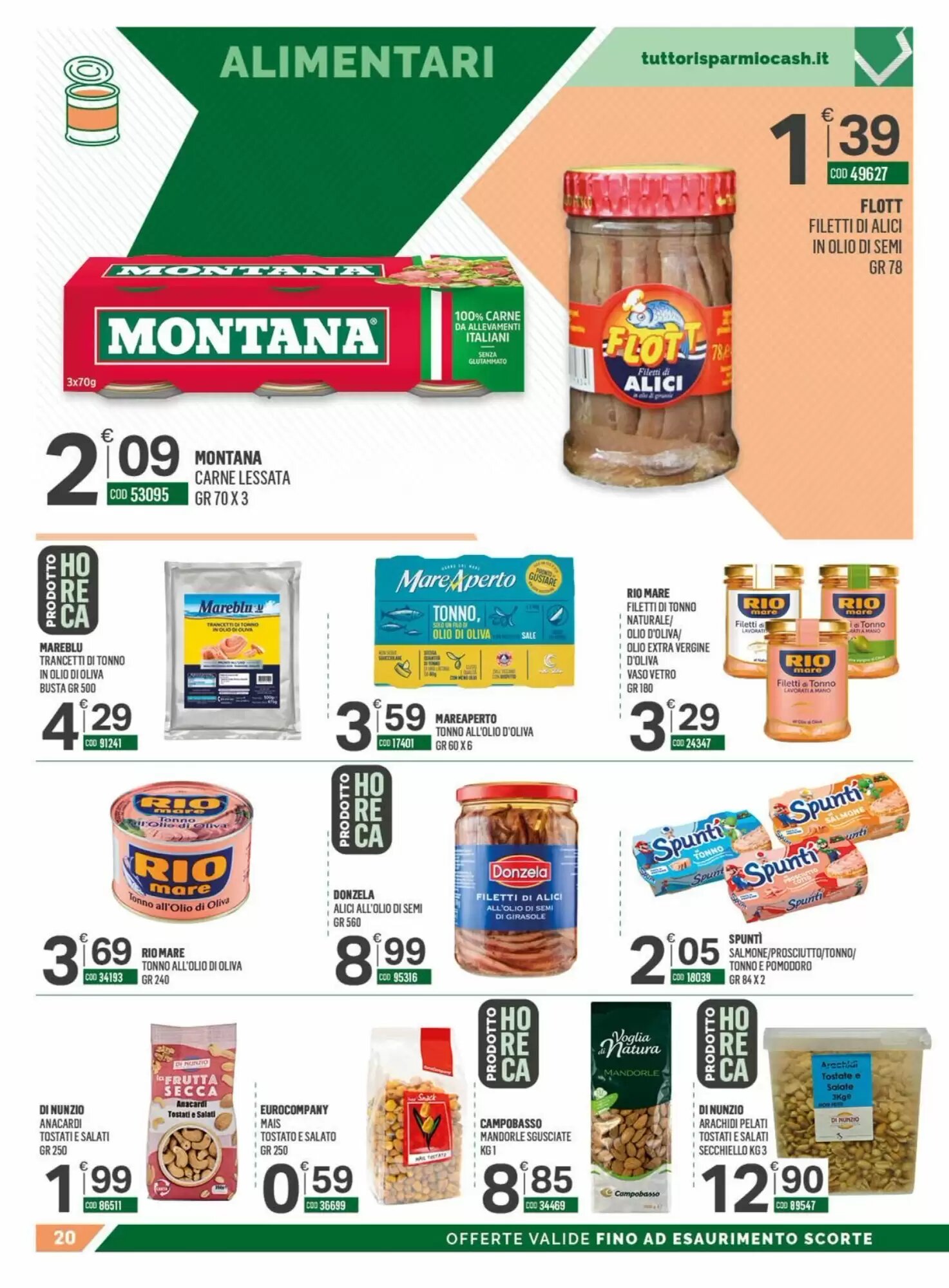Volantino promozionale Tutto Risparmio Cash&Carry  valide dal 01/06/2026 - Pagina 20.