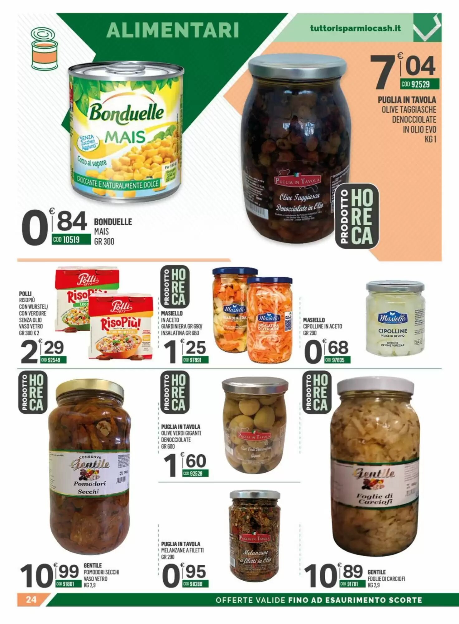 Volantino promozionale Tutto Risparmio Cash&Carry  valide dal 01/06/2026 - Pagina 24.
