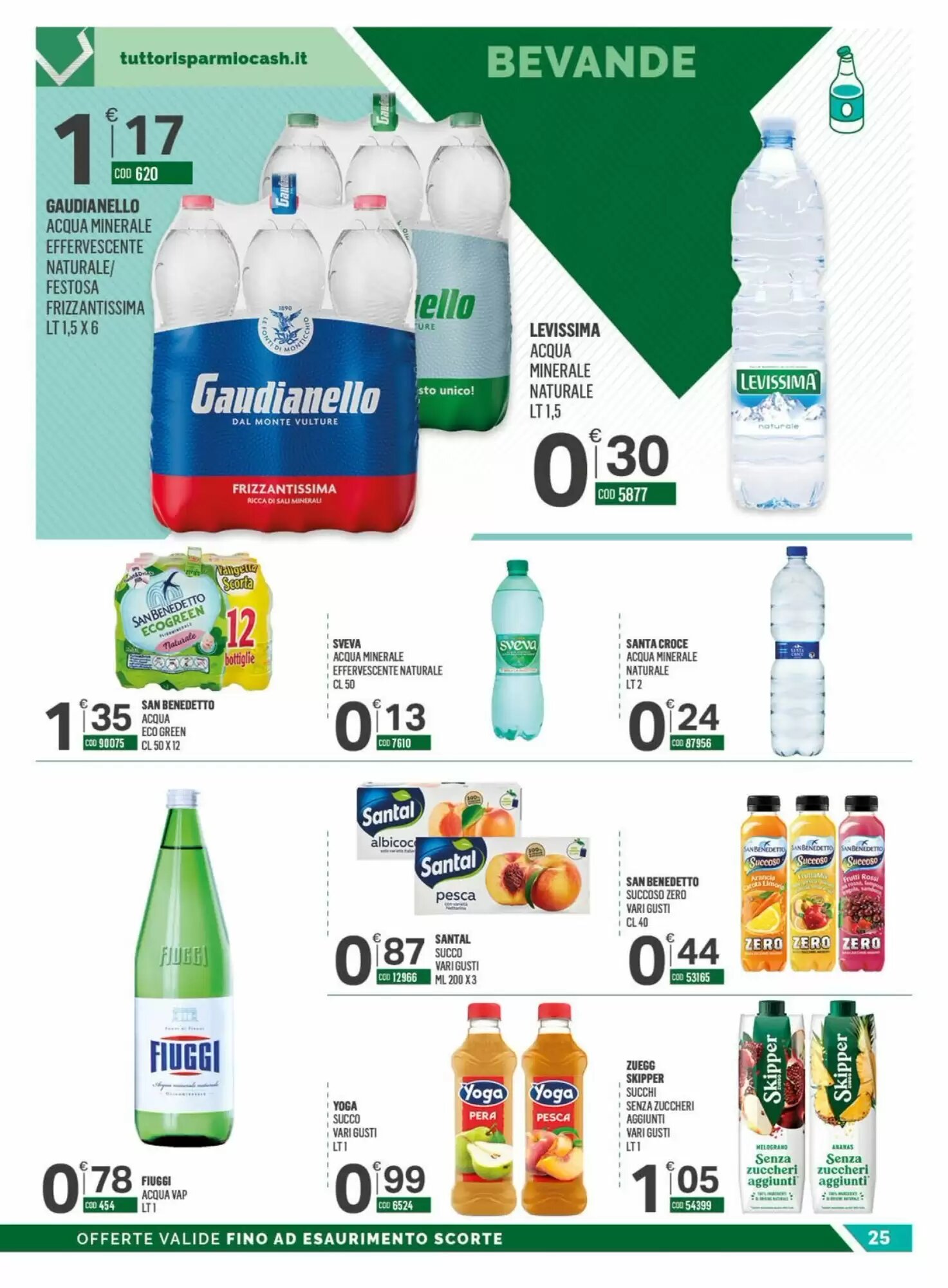 Volantino promozionale Tutto Risparmio Cash&Carry  valide dal 01/06/2026 - Pagina 25.