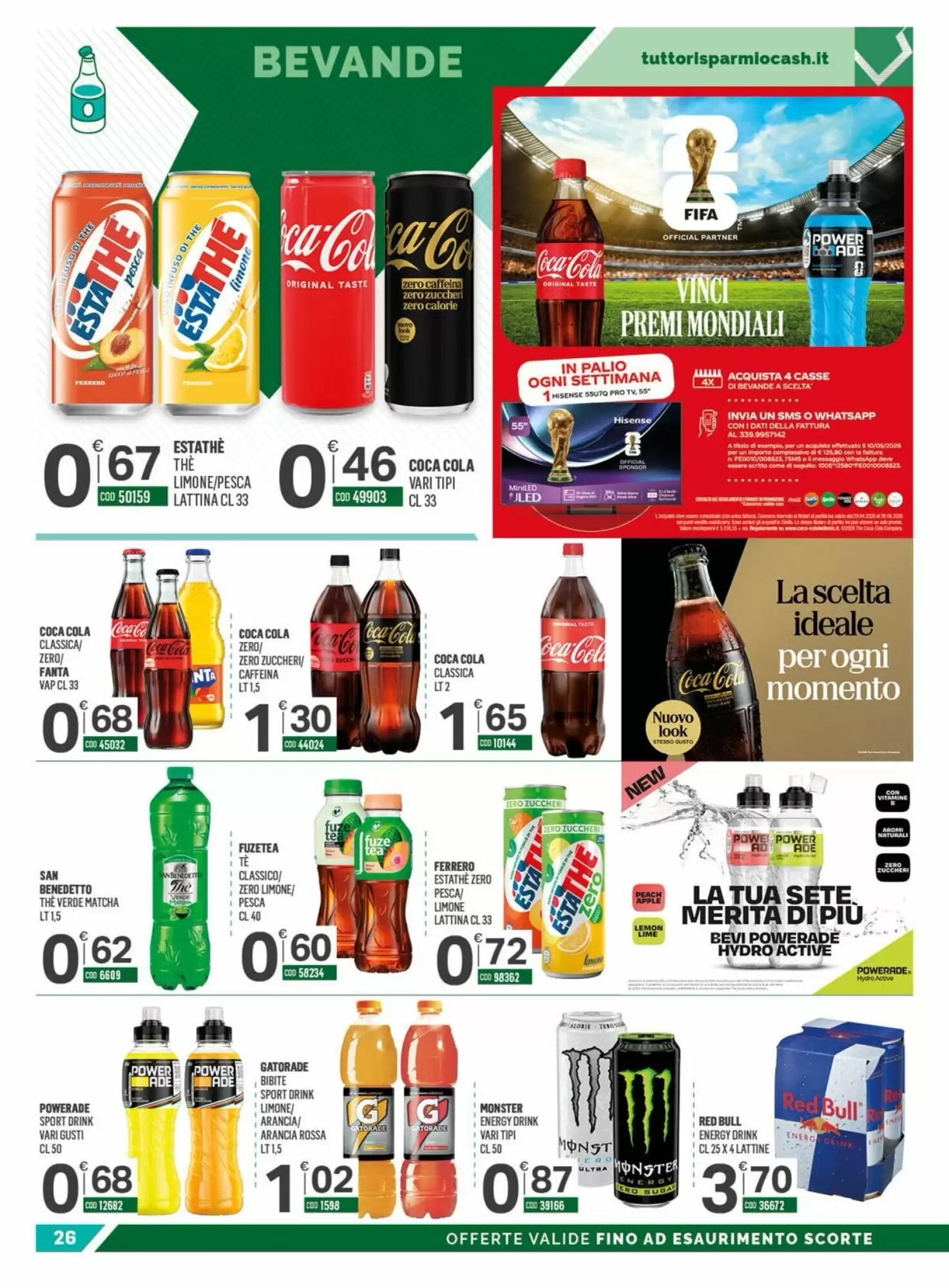 Volantino promozionale Tutto Risparmio Cash&Carry  valide dal 01/06/2026 - Pagina 26.