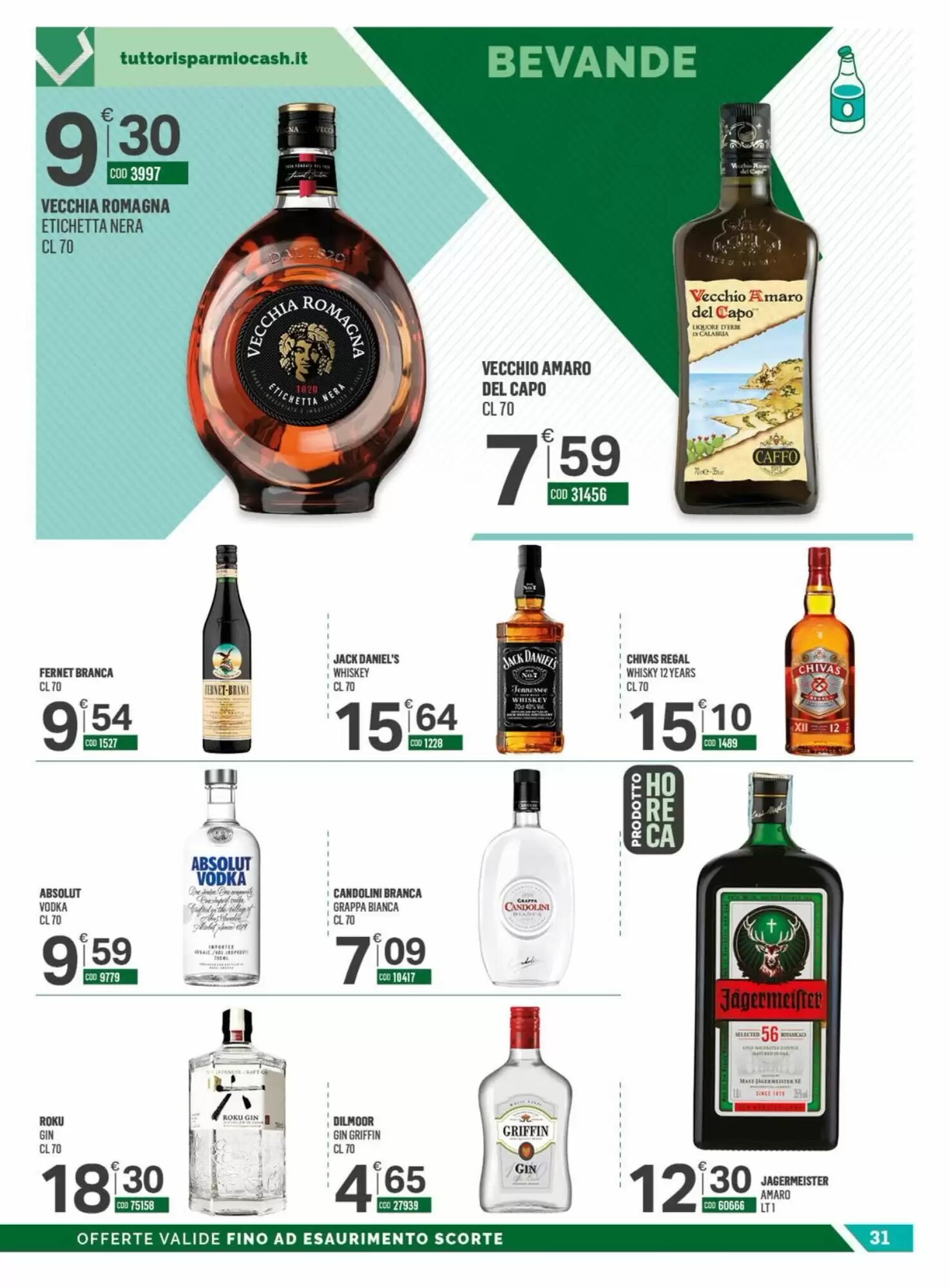 Volantino promozionale Tutto Risparmio Cash&Carry  valide dal 01/06/2026 - Pagina 31.