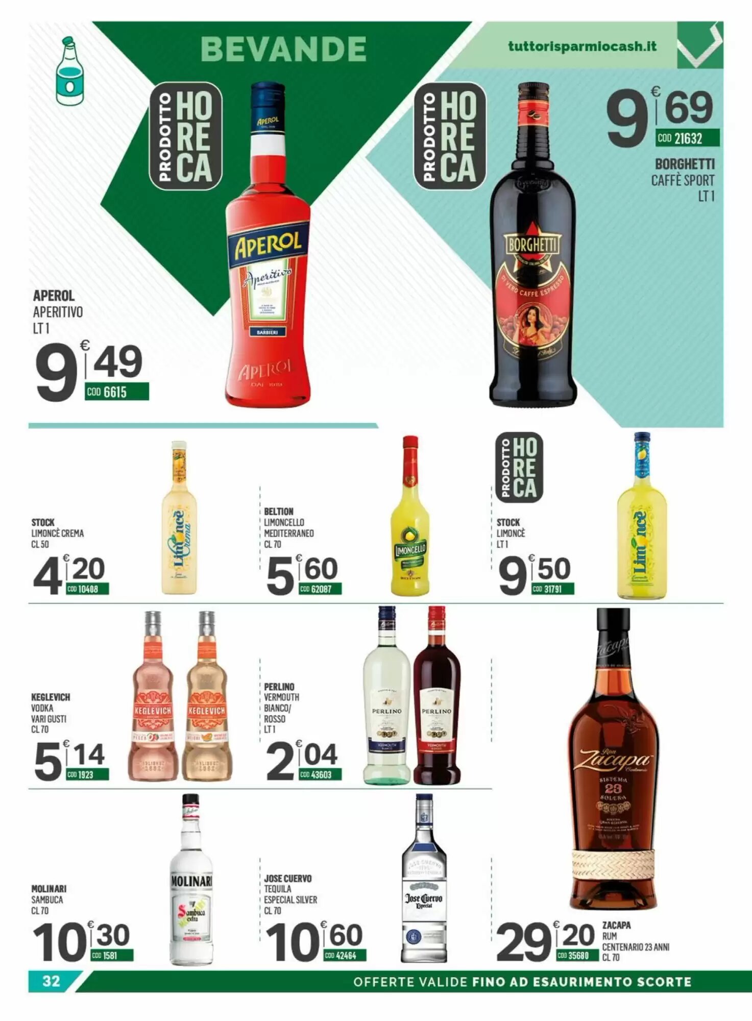 Volantino promozionale Tutto Risparmio Cash&Carry  valide dal 01/06/2026 - Pagina 32.