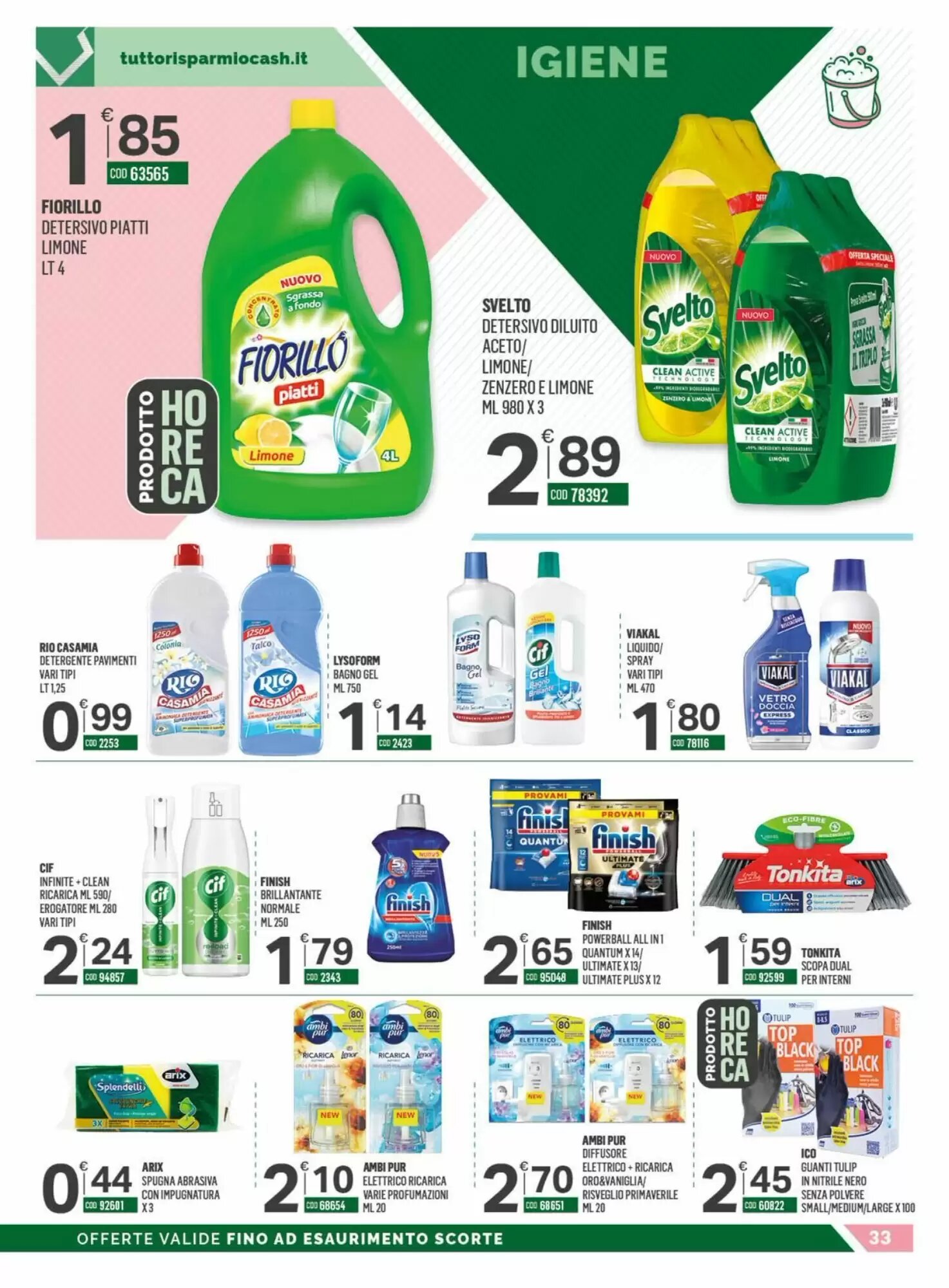 Volantino promozionale Tutto Risparmio Cash&Carry  valide dal 01/06/2026 - Pagina 33.