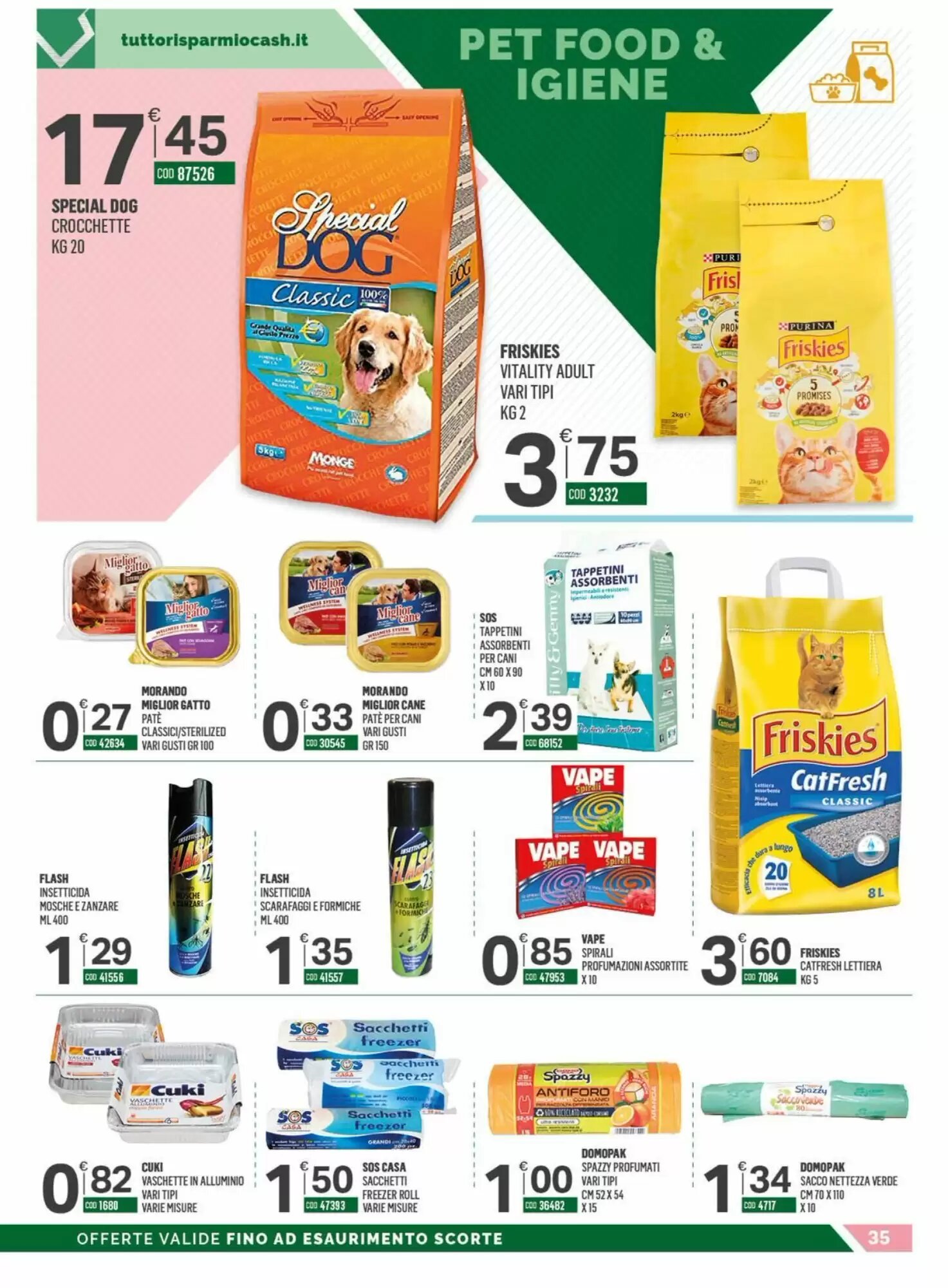 Volantino promozionale Tutto Risparmio Cash&Carry  valide dal 01/06/2026 - Pagina 35.
