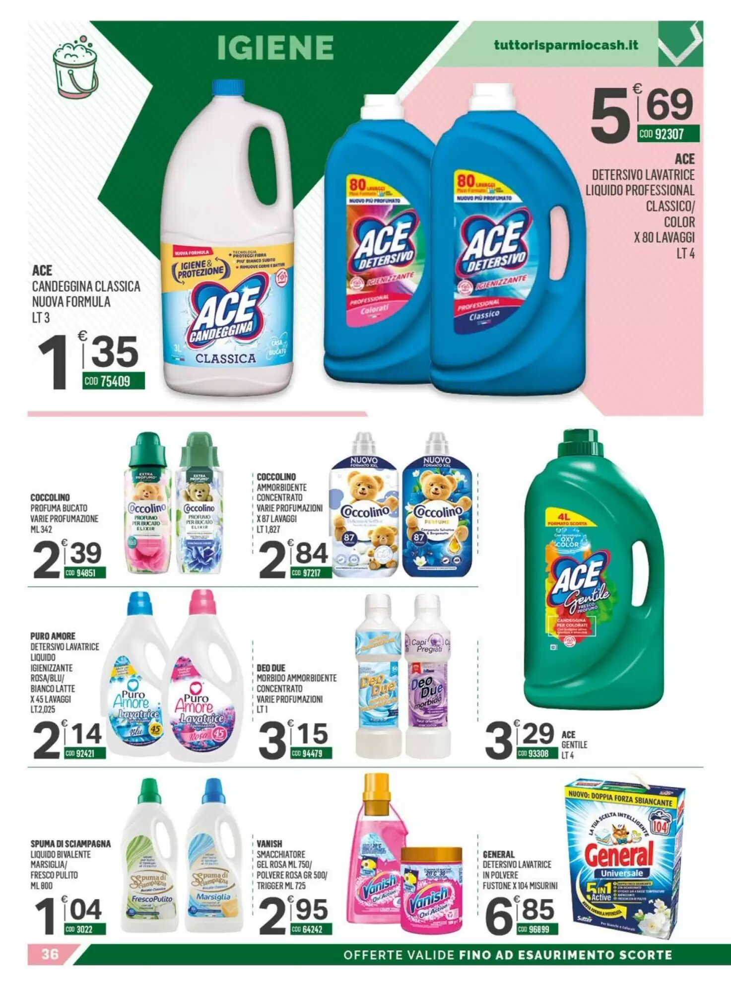 Volantino promozionale Tutto Risparmio Cash&Carry  valide dal 01/06/2026 - Pagina 36.