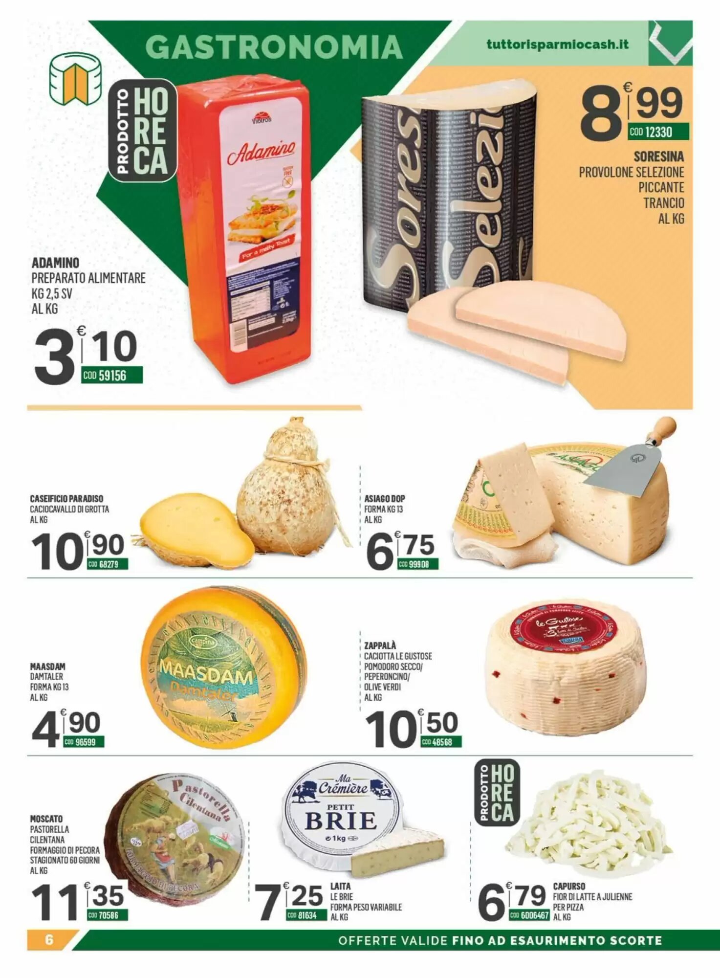 Volantino promozionale Tutto Risparmio Cash&Carry  valide dal 01/06/2026 - Pagina 6.