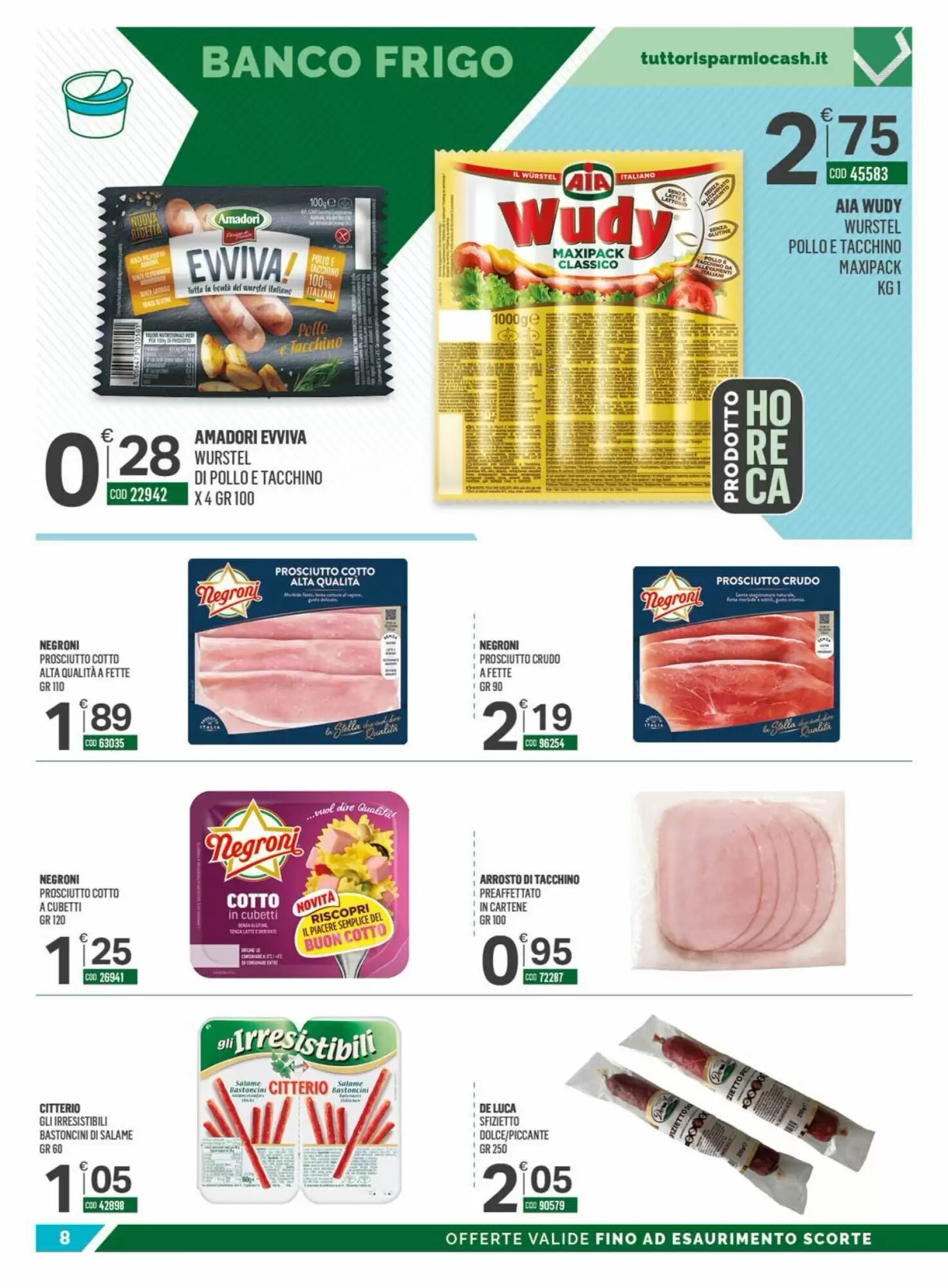 Volantino promozionale Tutto Risparmio Cash&Carry  valide dal 01/06/2026 - Pagina 8.