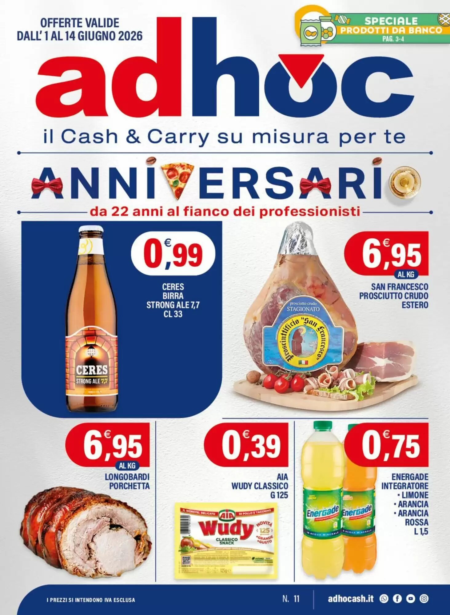Volantino promozionale Adhoc  valide dal 01/06/2026 - Pagina 1.