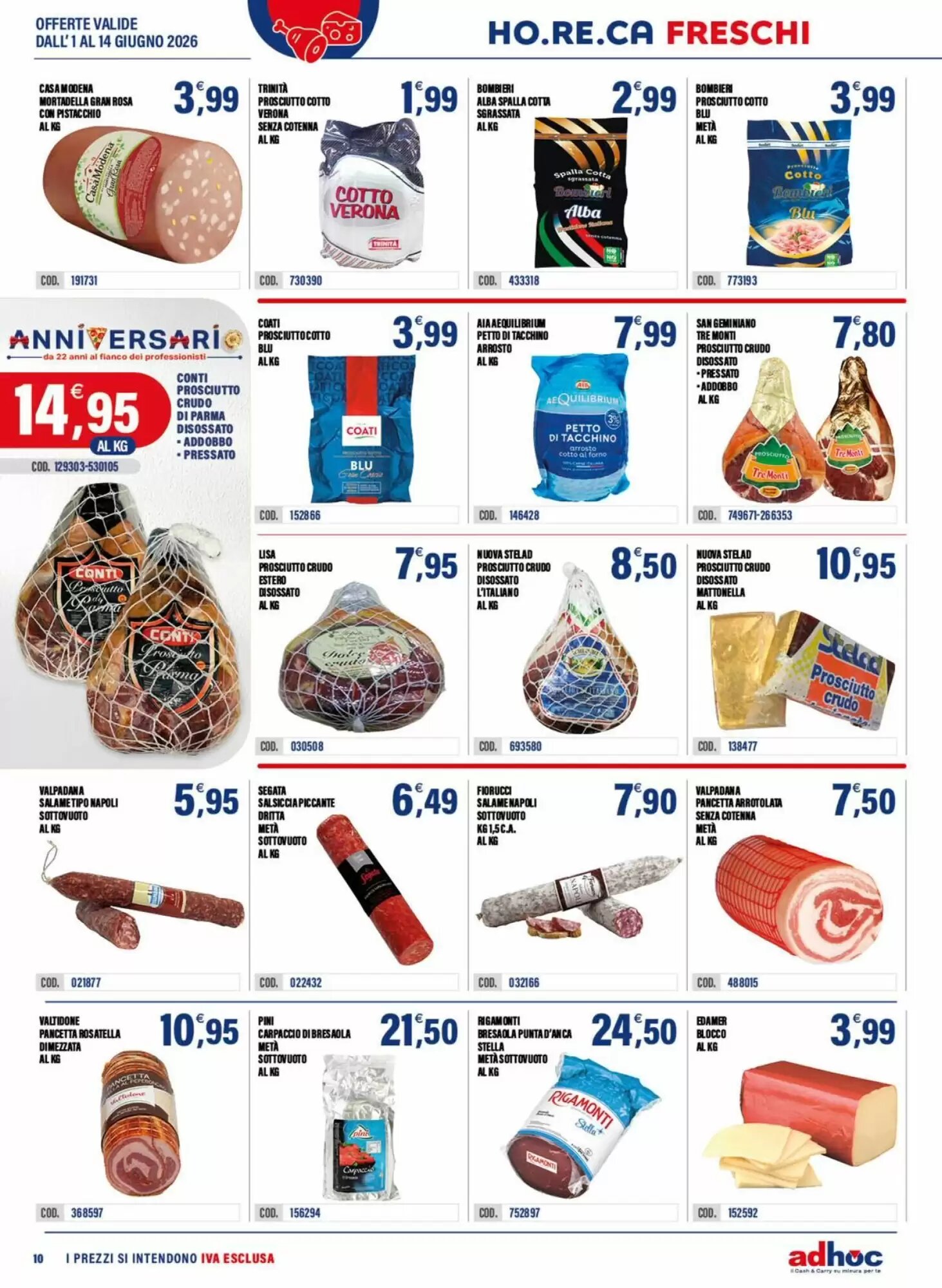 Volantino promozionale Adhoc  valide dal 01/06/2026 - Pagina 10.
