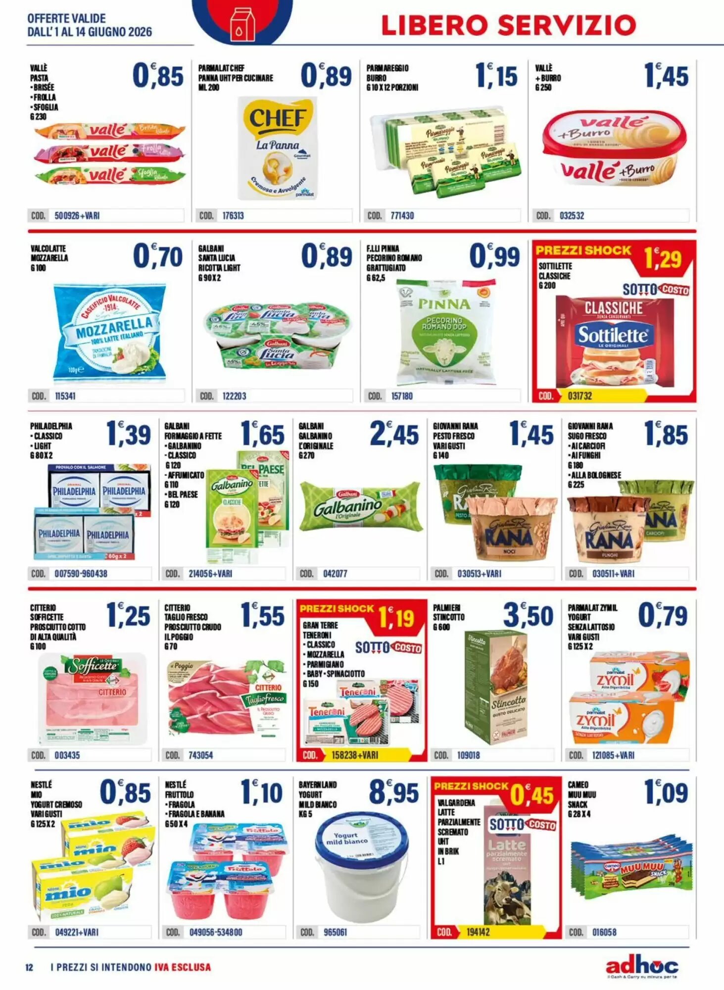 Volantino promozionale Adhoc  valide dal 01/06/2026 - Pagina 12.