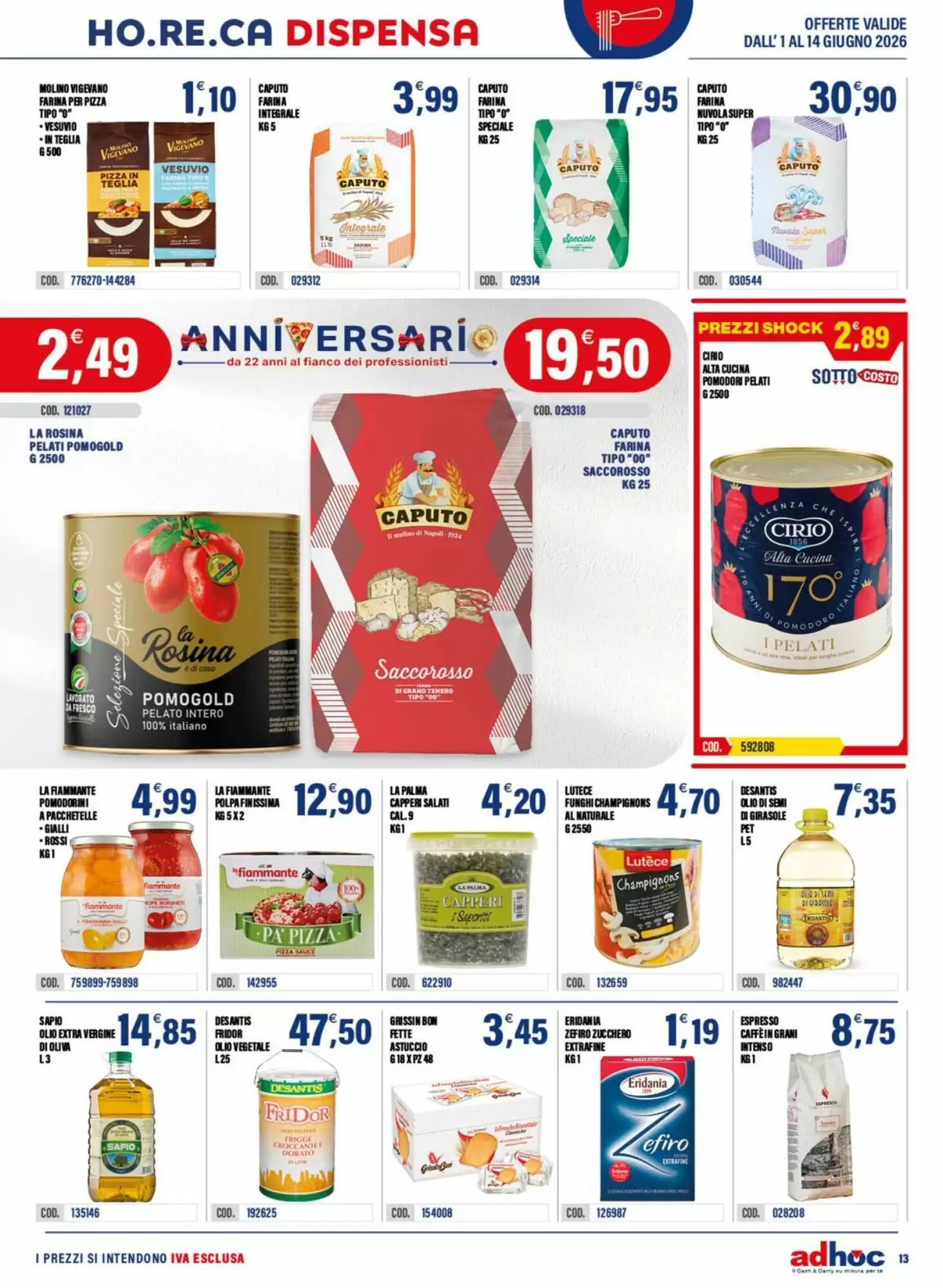 Volantino promozionale Adhoc  valide dal 01/06/2026 - Pagina 13.