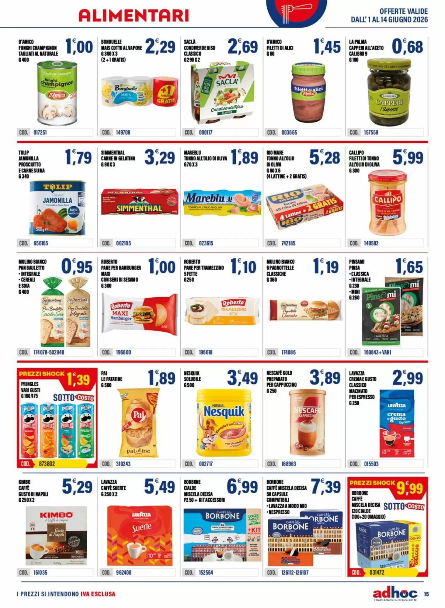 Volantino promozionale Adhoc  valide dal 01/06/2026 - Pagina 15.