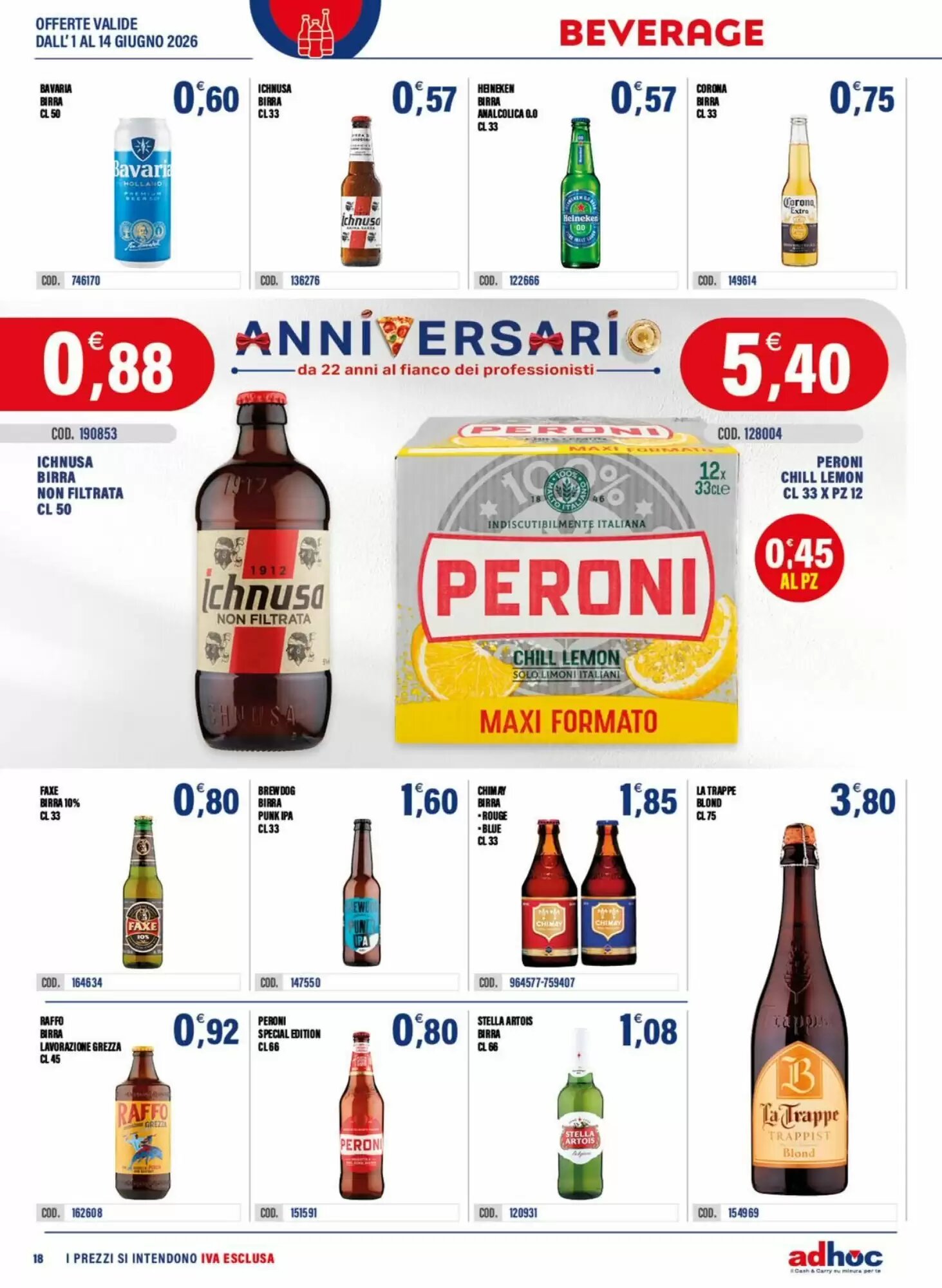 Volantino promozionale Adhoc  valide dal 01/06/2026 - Pagina 18.
