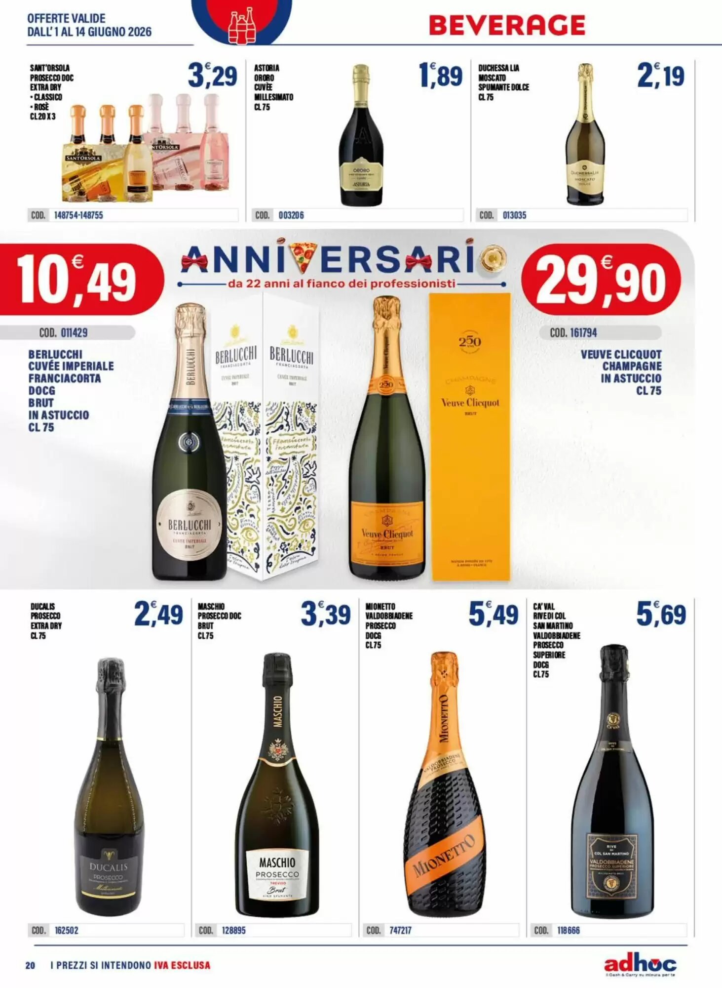 Volantino promozionale Adhoc  valide dal 01/06/2026 - Pagina 20.