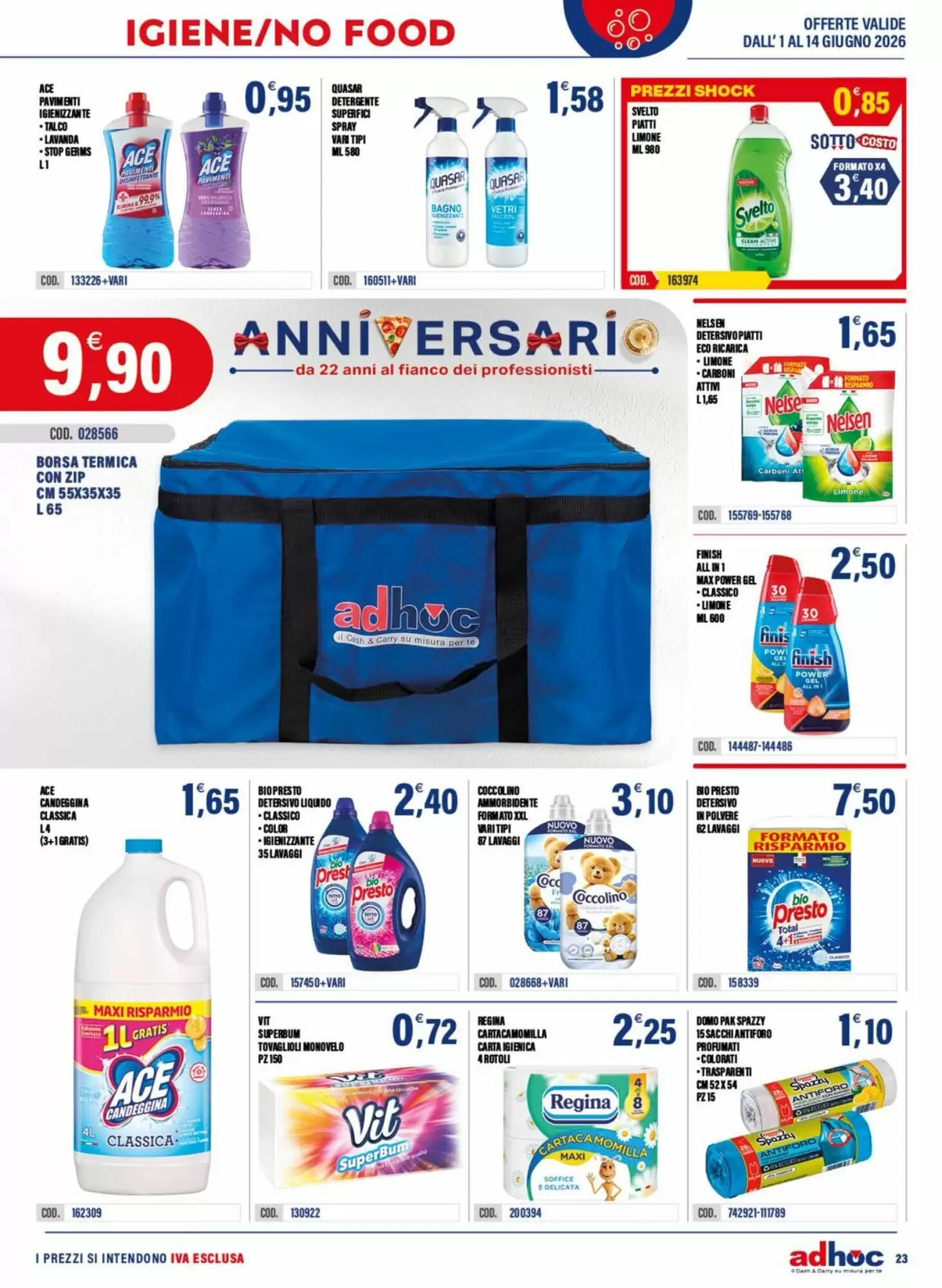 Volantino promozionale Adhoc  valide dal 01/06/2026 - Pagina 23.