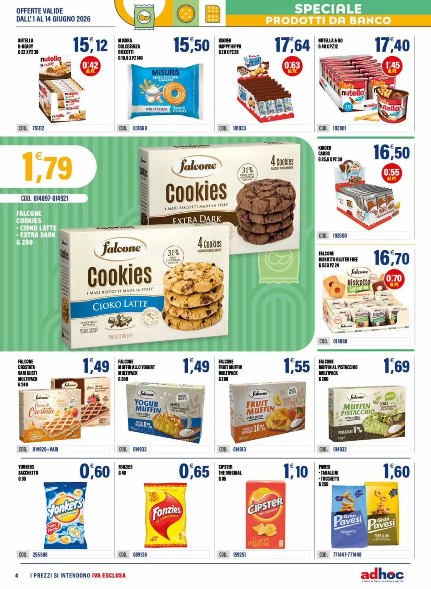 Volantino promozionale Adhoc  valide dal 01/06/2026 - Pagina 4.