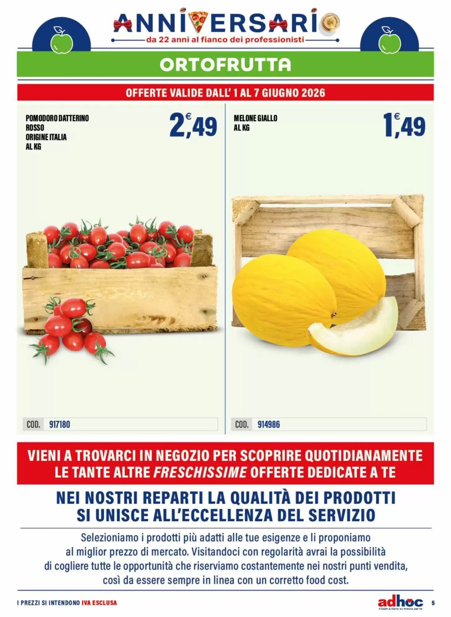 Volantino promozionale Adhoc  valide dal 01/06/2026 - Pagina 5.
