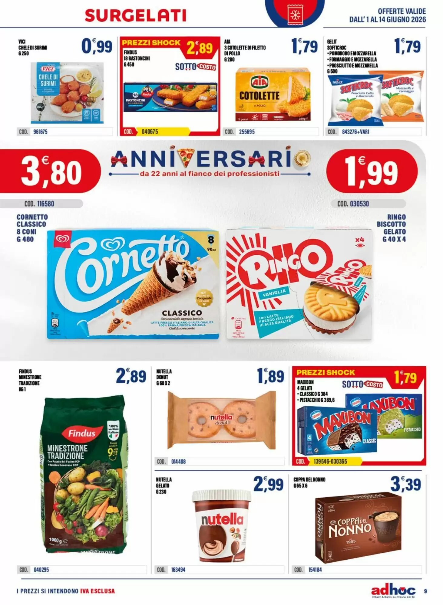 Volantino promozionale Adhoc  valide dal 01/06/2026 - Pagina 9.