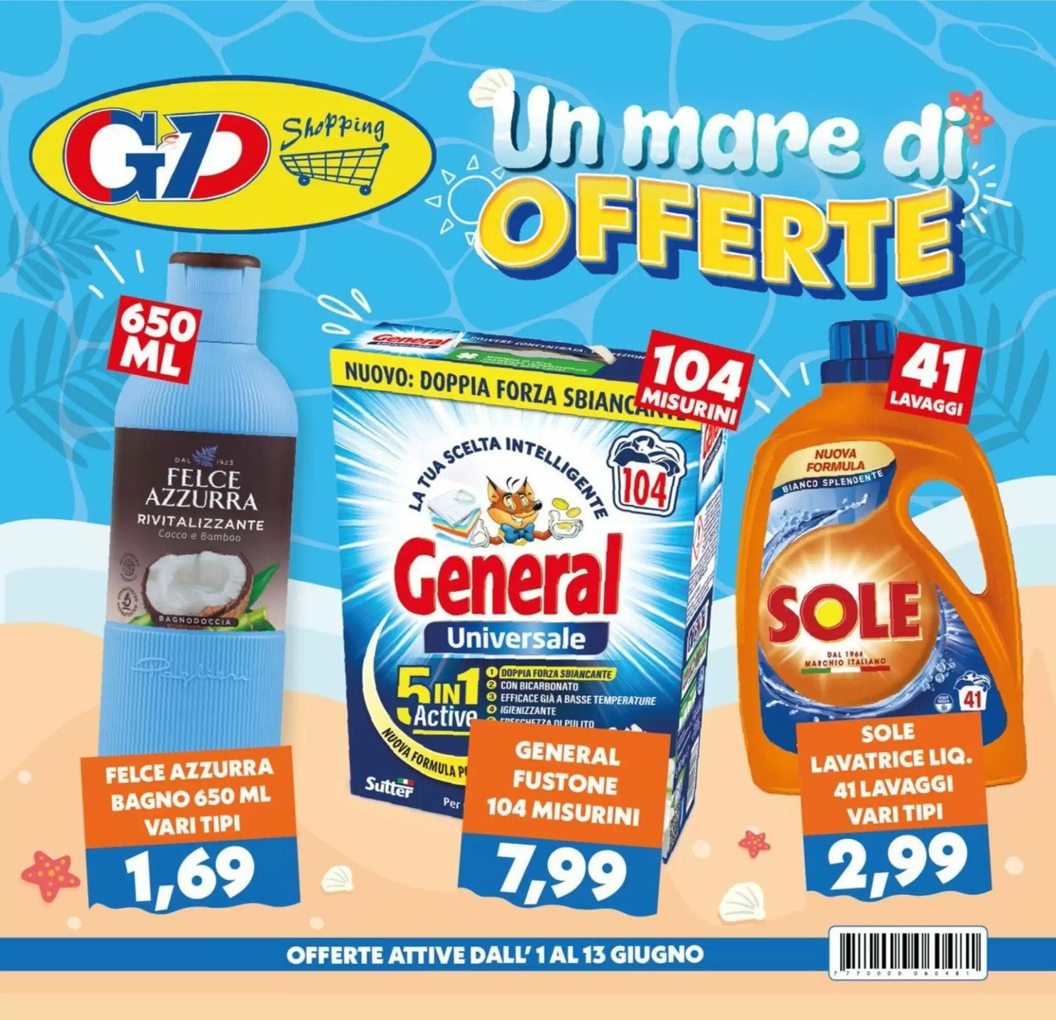 Volantino promozionale GeD Shopping  valide dal 01/06/2026 - Pagina 1.