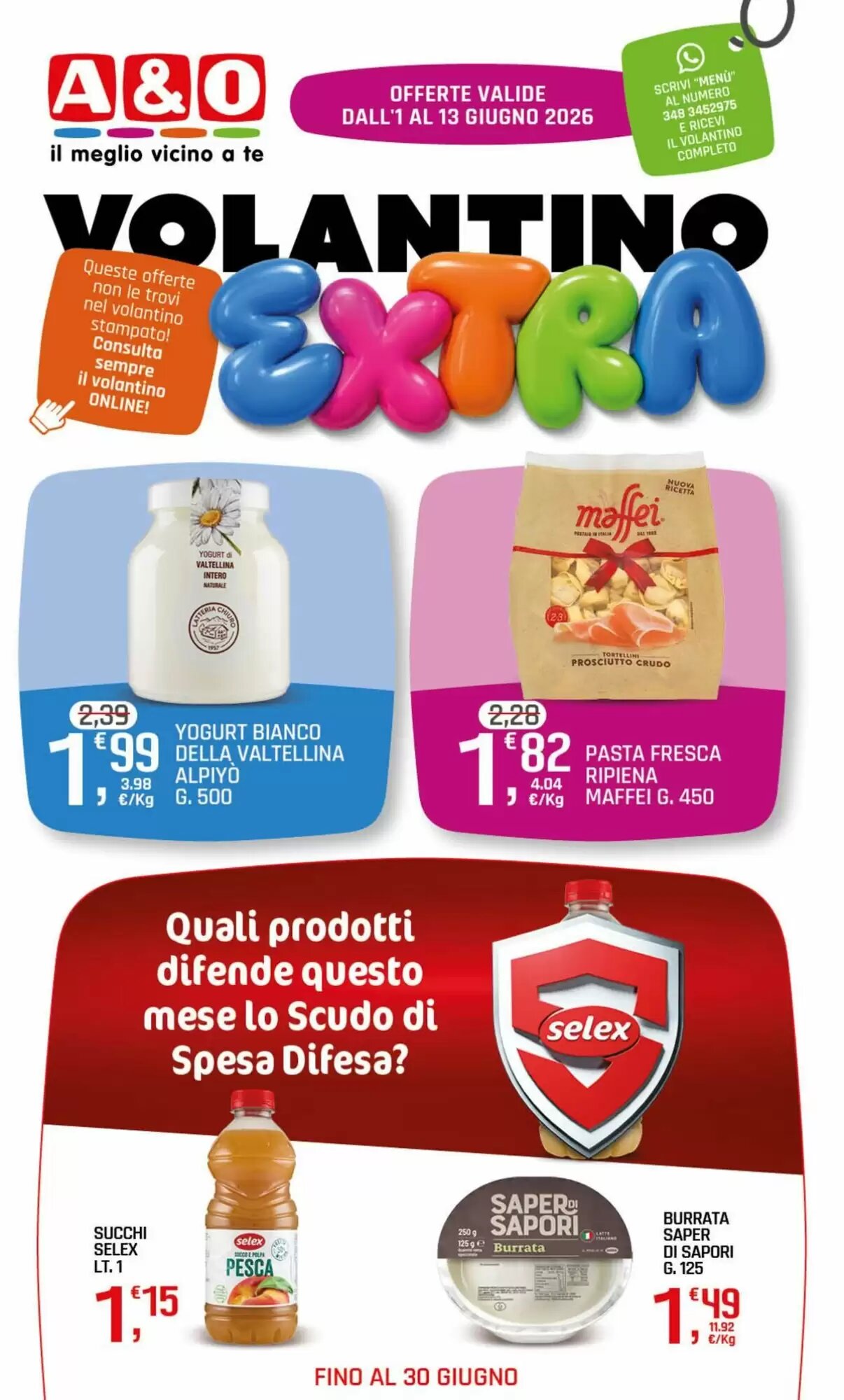 Volantino promozionale A&o  valide dal 01/06/2026 - Pagina 13.