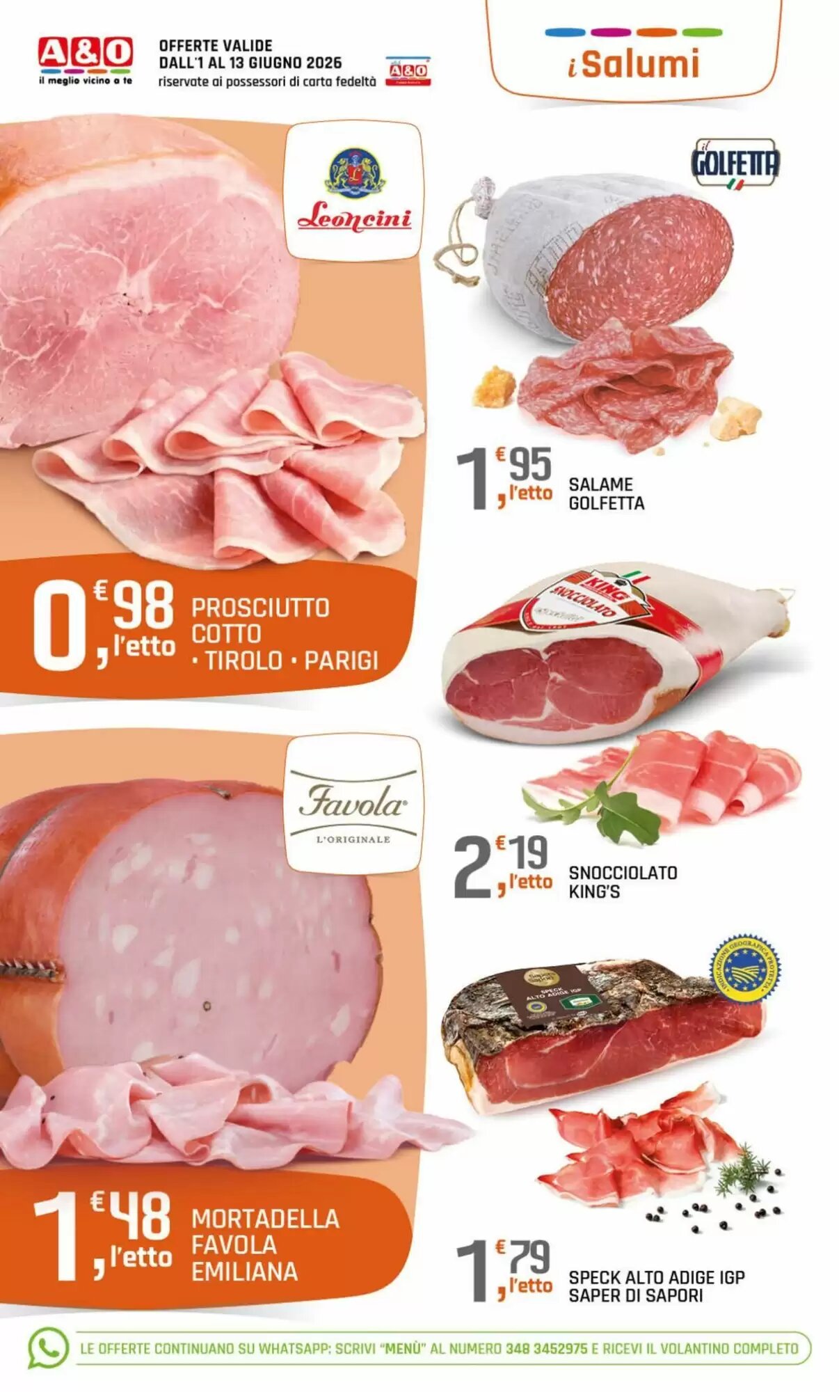 Volantino promozionale A&o  valide dal 01/06/2026 - Pagina 2.