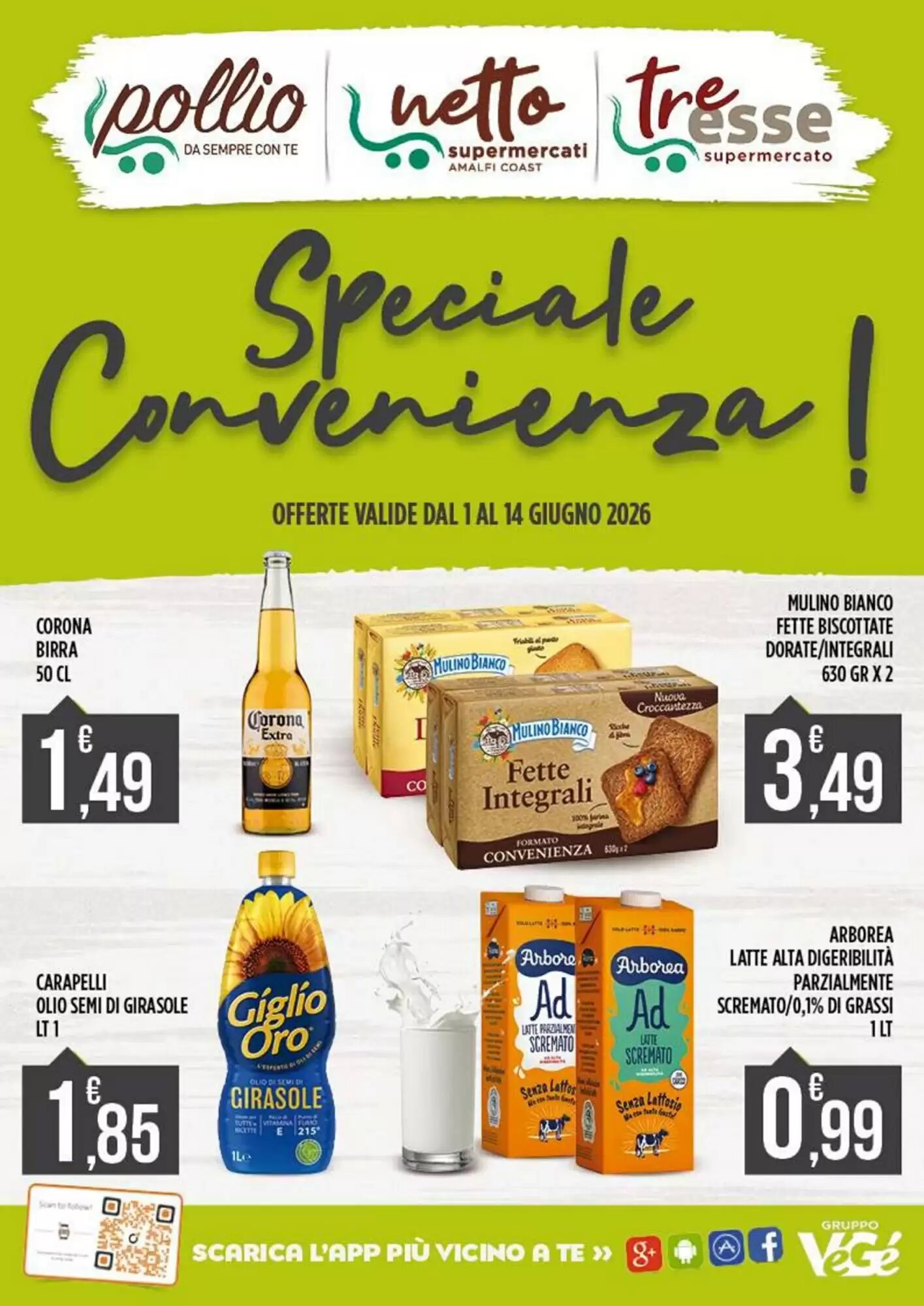 Volantino promozionale Netto Supermercati  valide dal 01/06/2026 - Pagina 1.