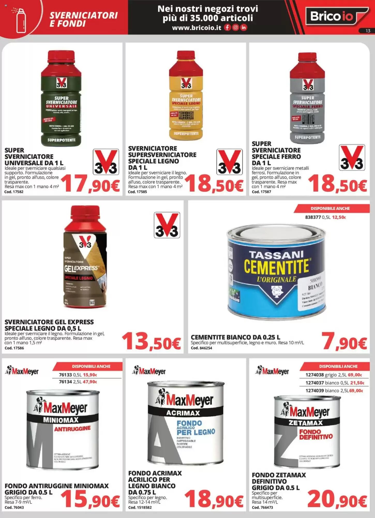 Volantino promozionale Brico Io  valide dal 01/06/2026 - Pagina 13.