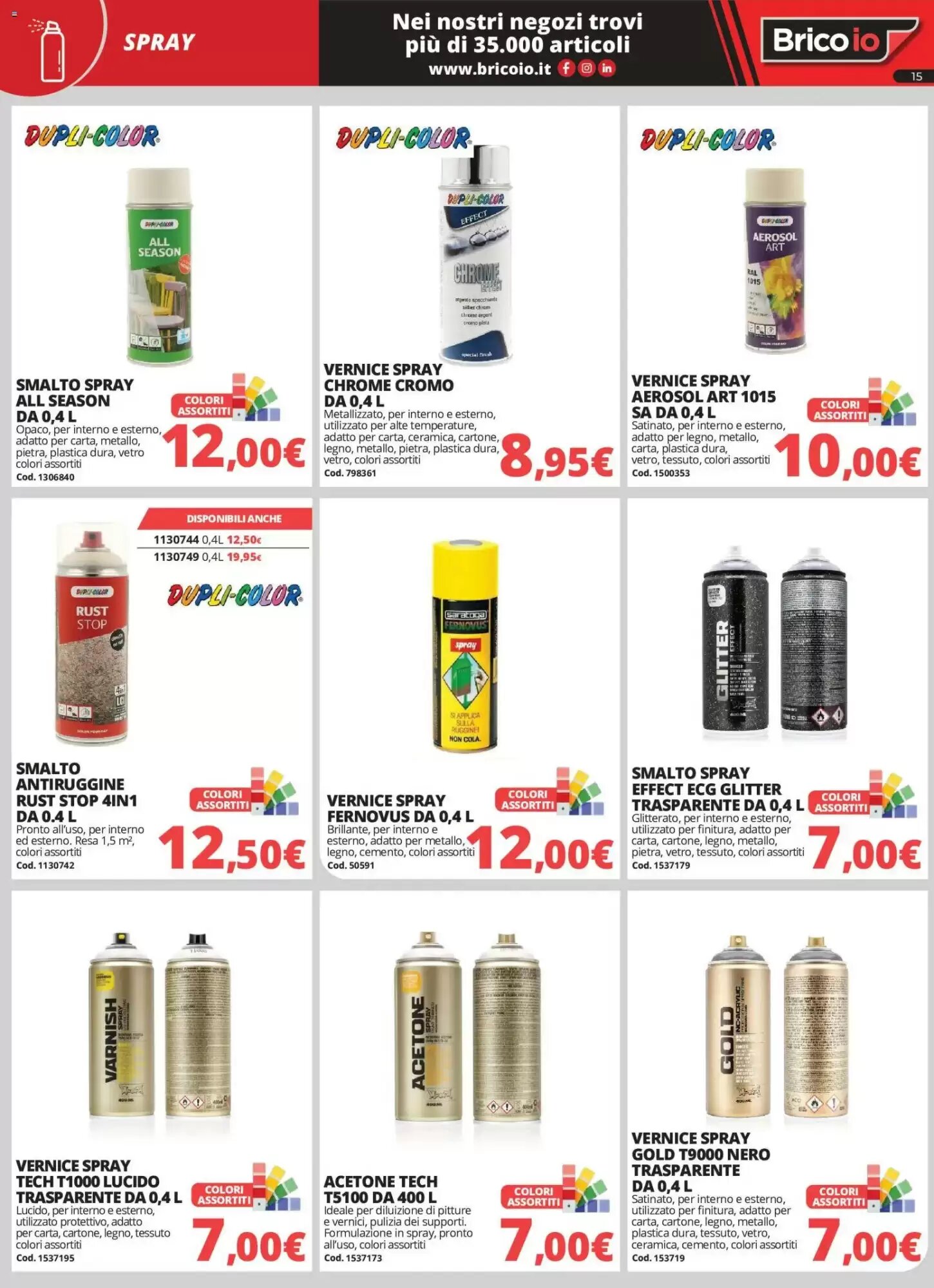 Volantino promozionale Brico Io  valide dal 01/06/2026 - Pagina 15.