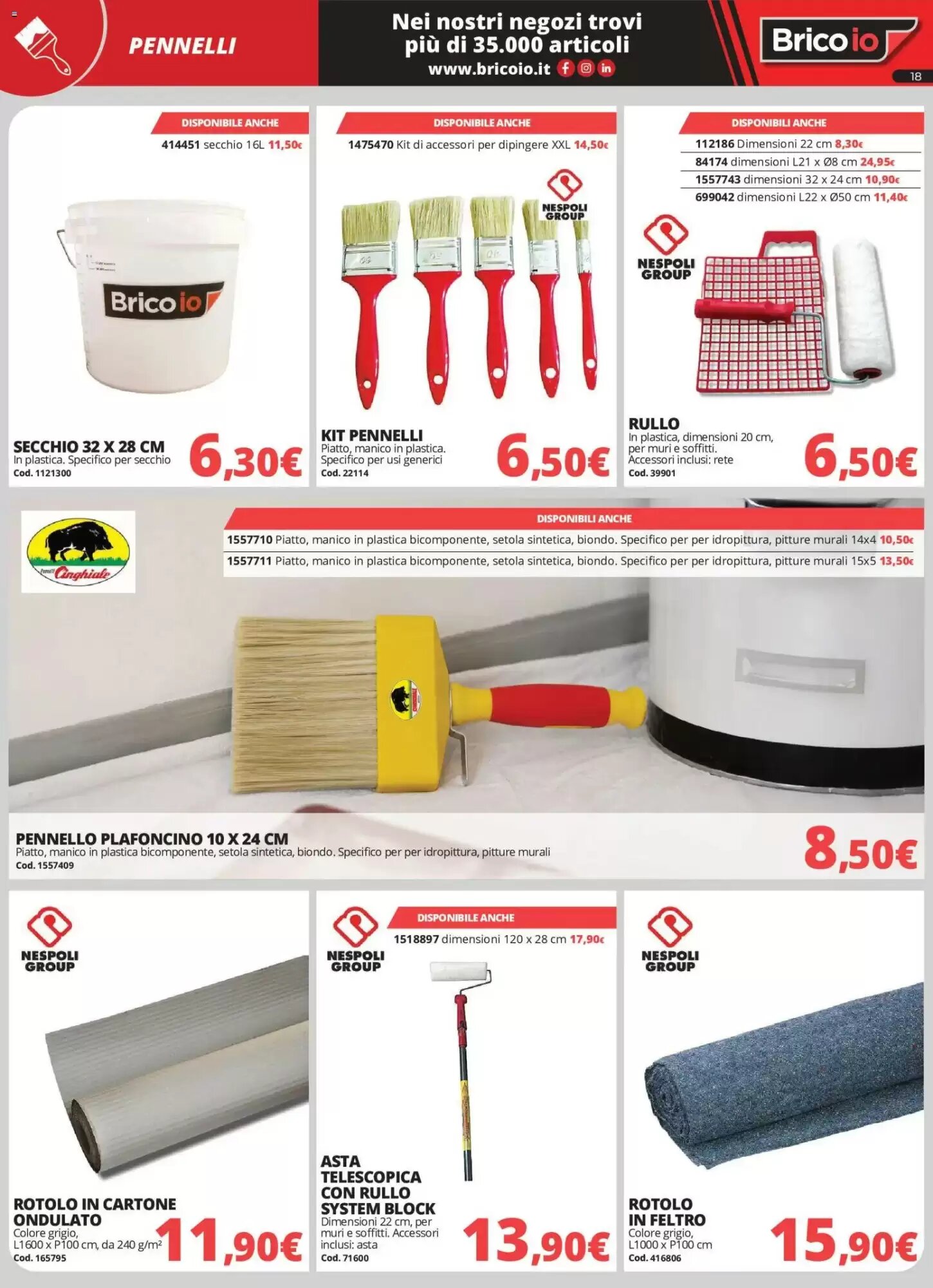 Volantino promozionale Brico Io  valide dal 01/06/2026 - Pagina 18.