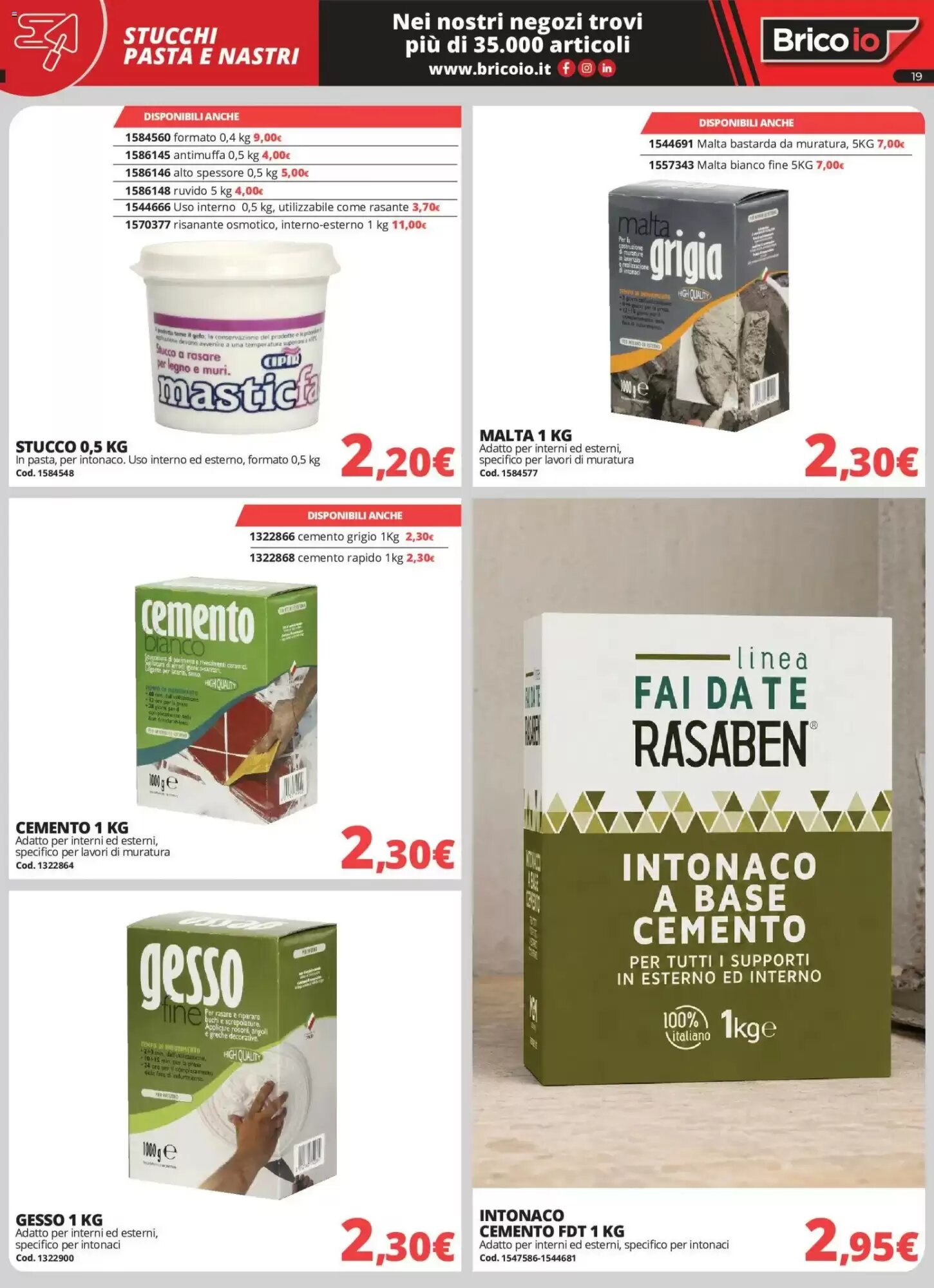 Volantino promozionale Brico Io  valide dal 01/06/2026 - Pagina 19.