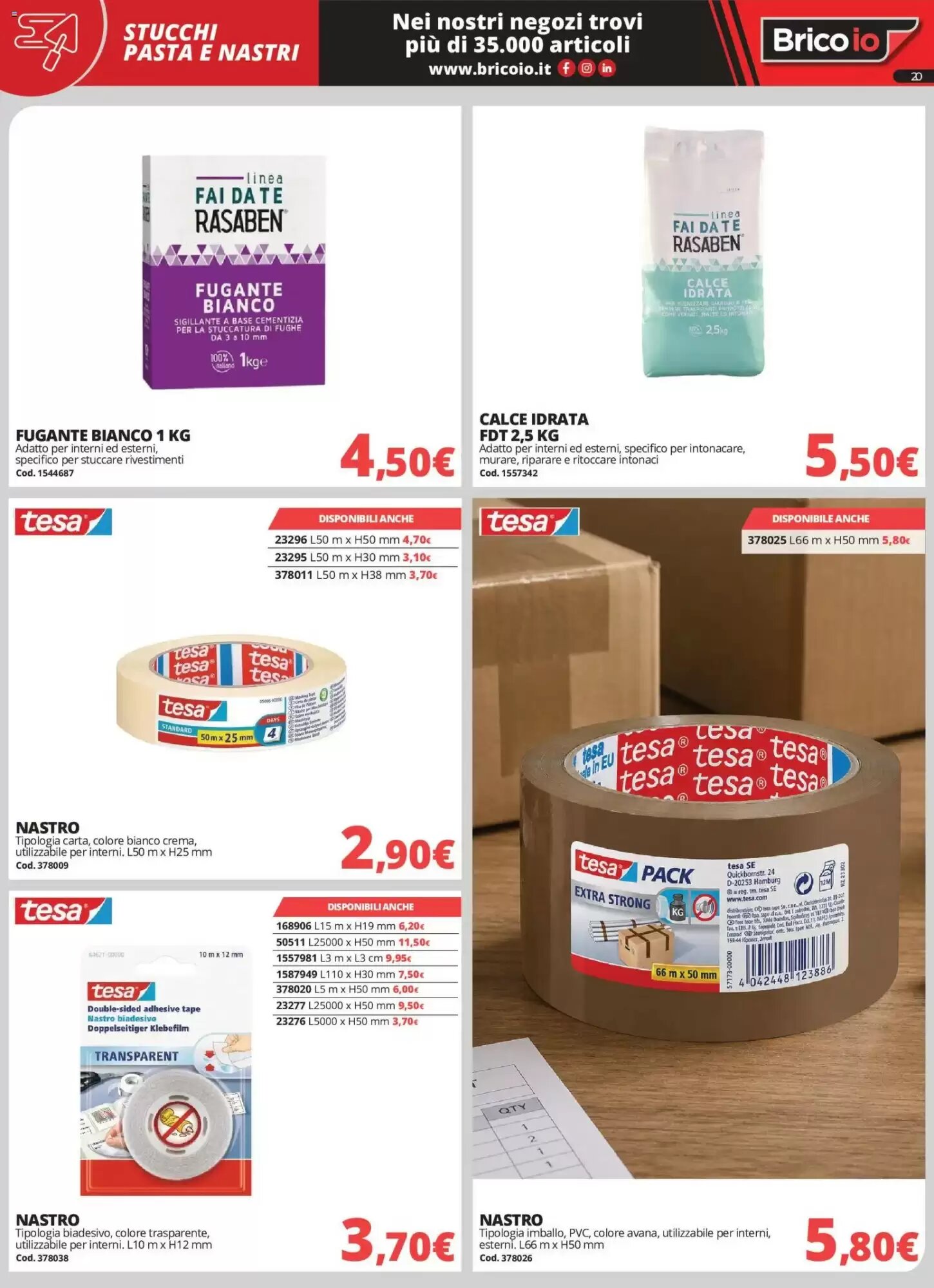 Volantino promozionale Brico Io  valide dal 01/06/2026 - Pagina 20.