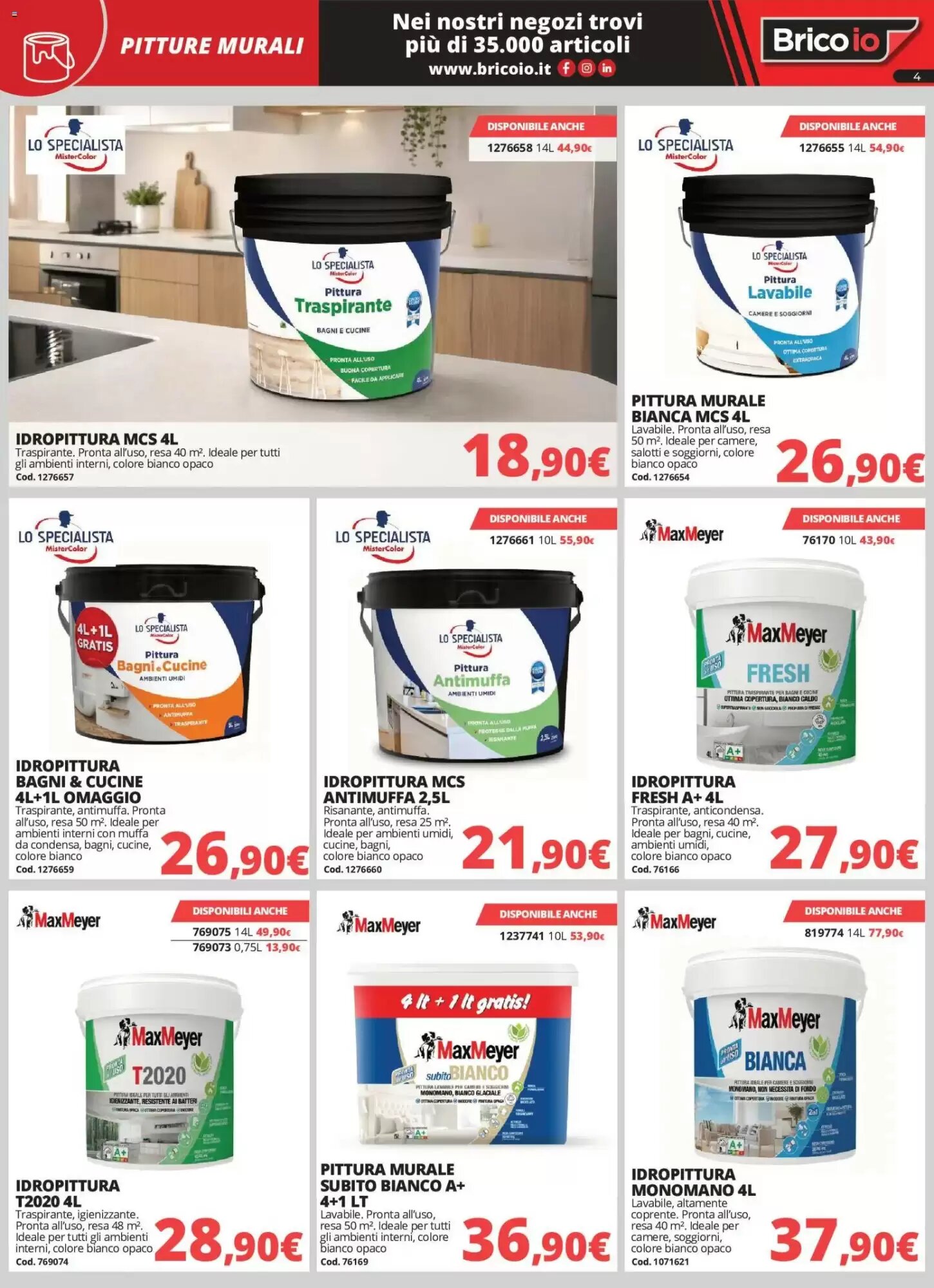 Volantino promozionale Brico Io  valide dal 01/06/2026 - Pagina 4.