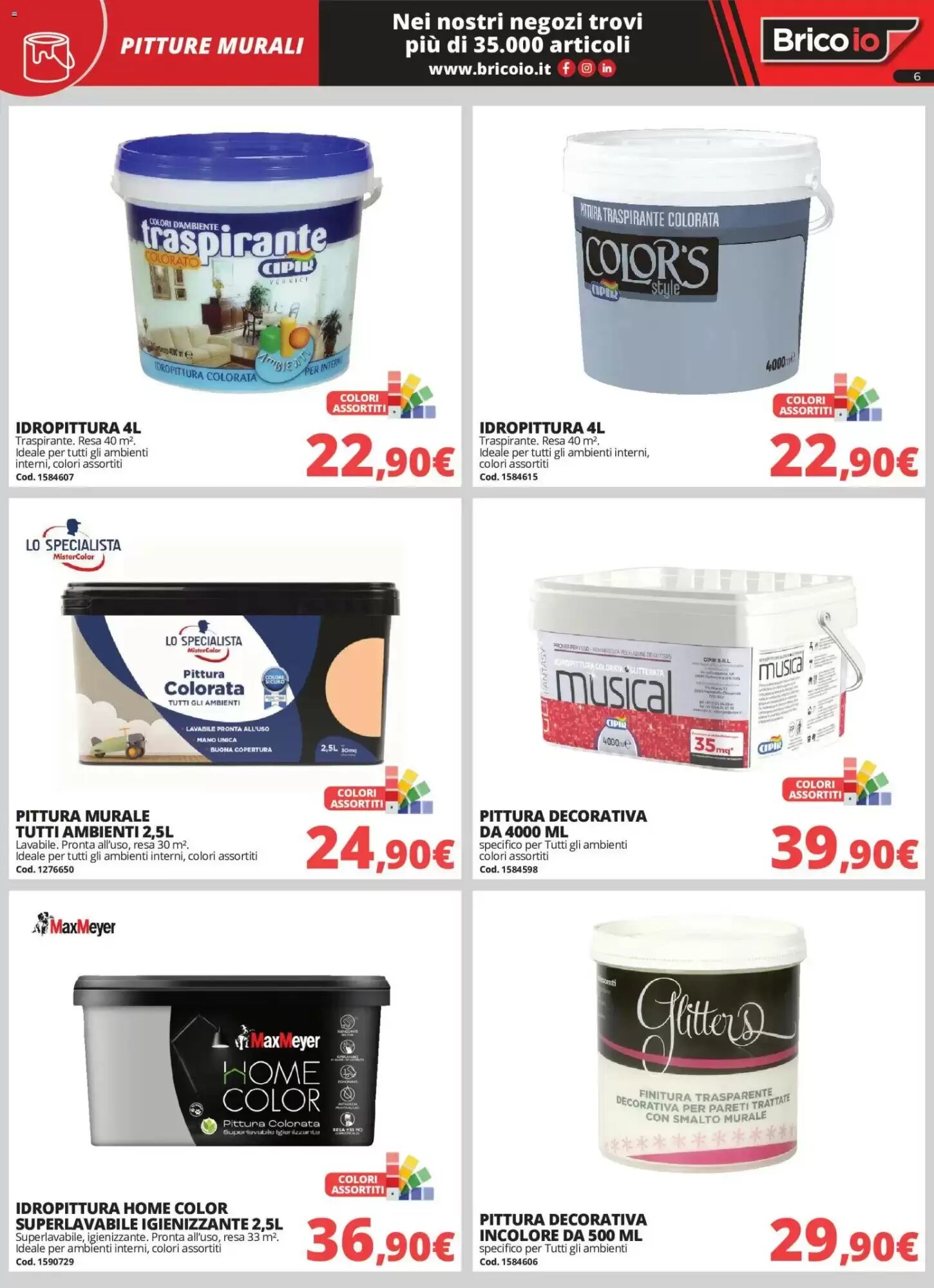 Volantino promozionale Brico Io  valide dal 01/06/2026 - Pagina 6.