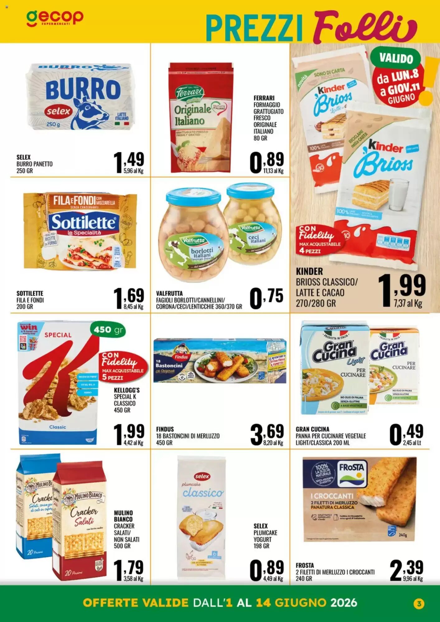 Volantino promozionale Gecop  valide dal 01/06/2026 - Pagina 3.