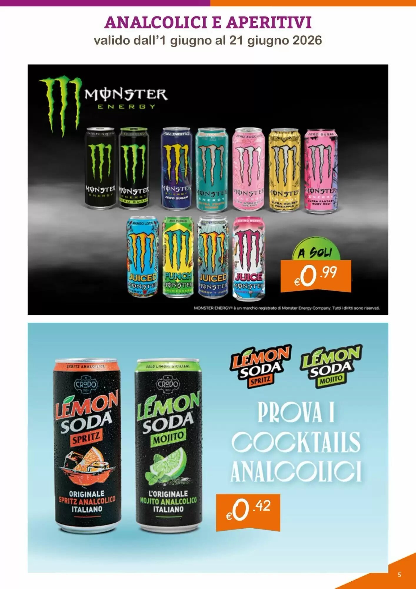 Volantino promozionale Zona  valide dal 01/06/2026 - Pagina 5.