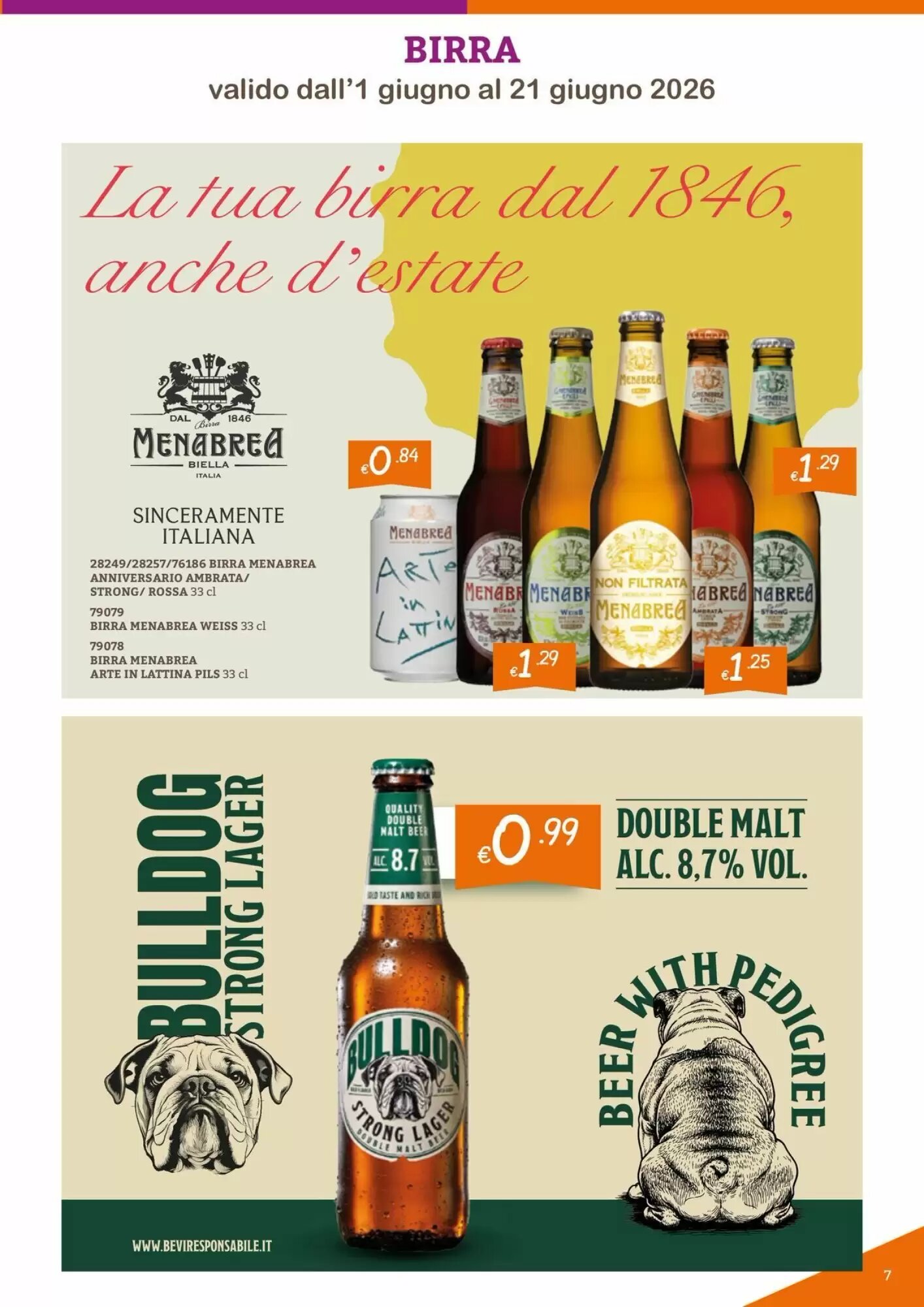 Volantino promozionale Zona  valide dal 01/06/2026 - Pagina 7.