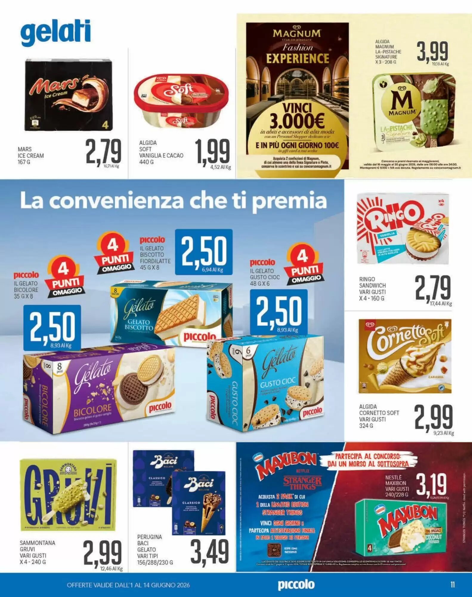 Volantino promozionale Supermercati Piccolo  valide dal 01/06/2026 - Pagina 11.