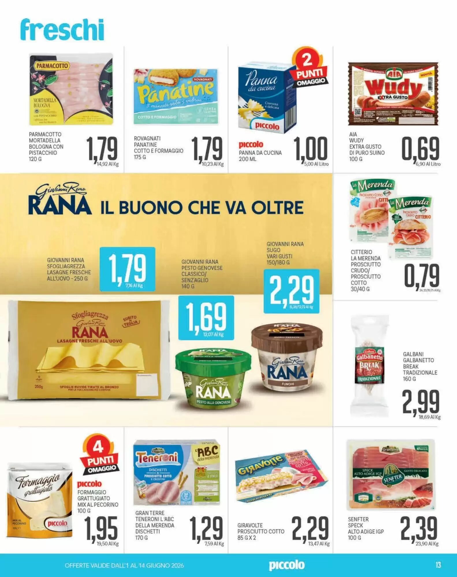 Volantino promozionale Supermercati Piccolo  valide dal 01/06/2026 - Pagina 13.