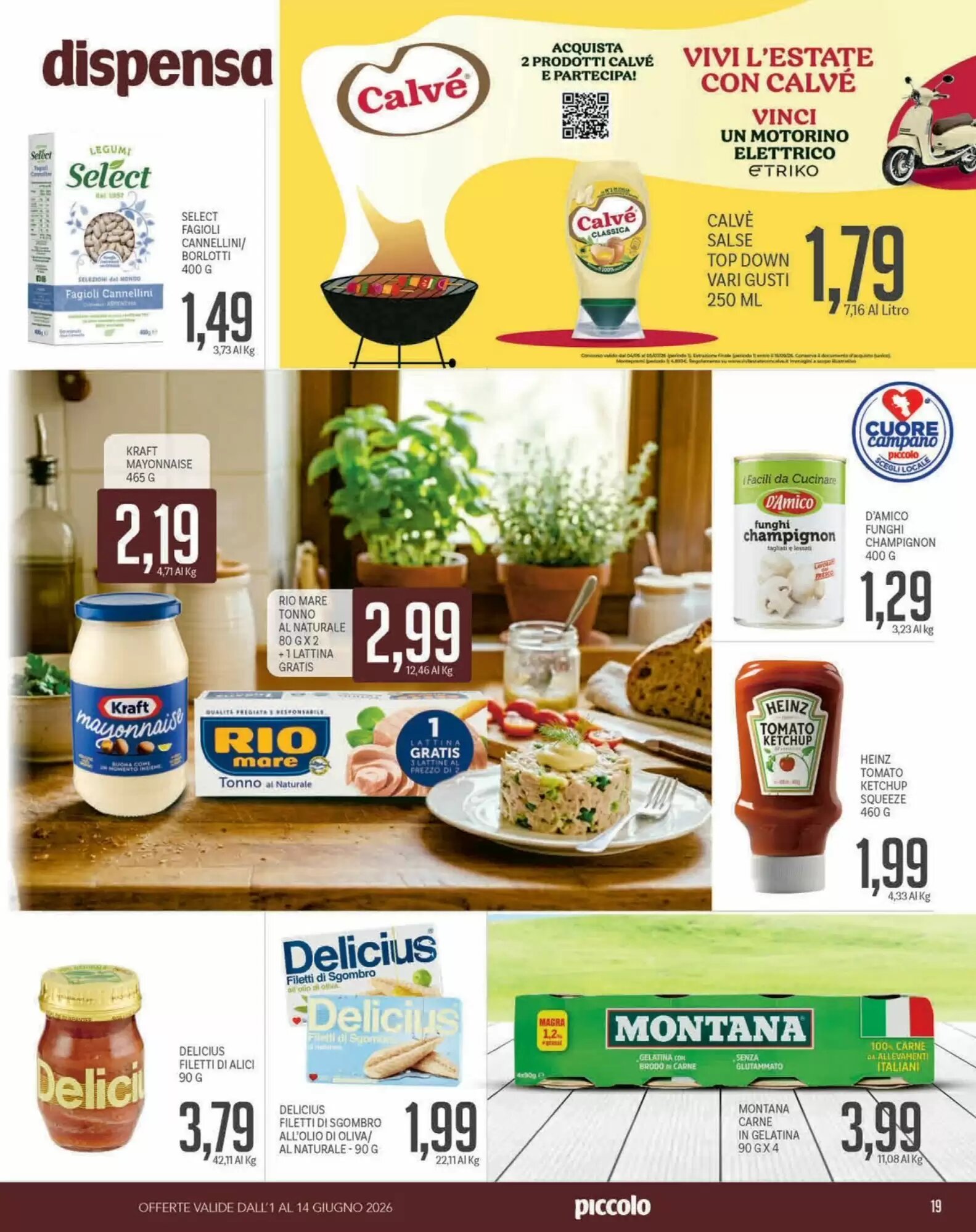 Volantino promozionale Supermercati Piccolo  valide dal 01/06/2026 - Pagina 19.